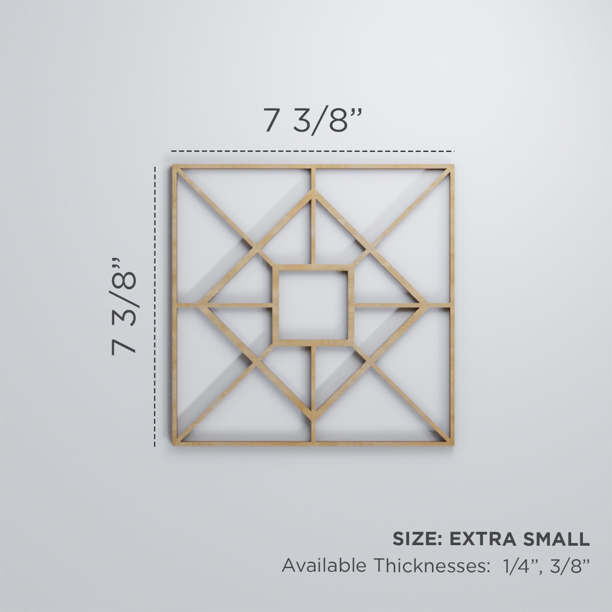 Ekena Millwork WALW08X08X0250JTNRO Wall-Panels - View #3