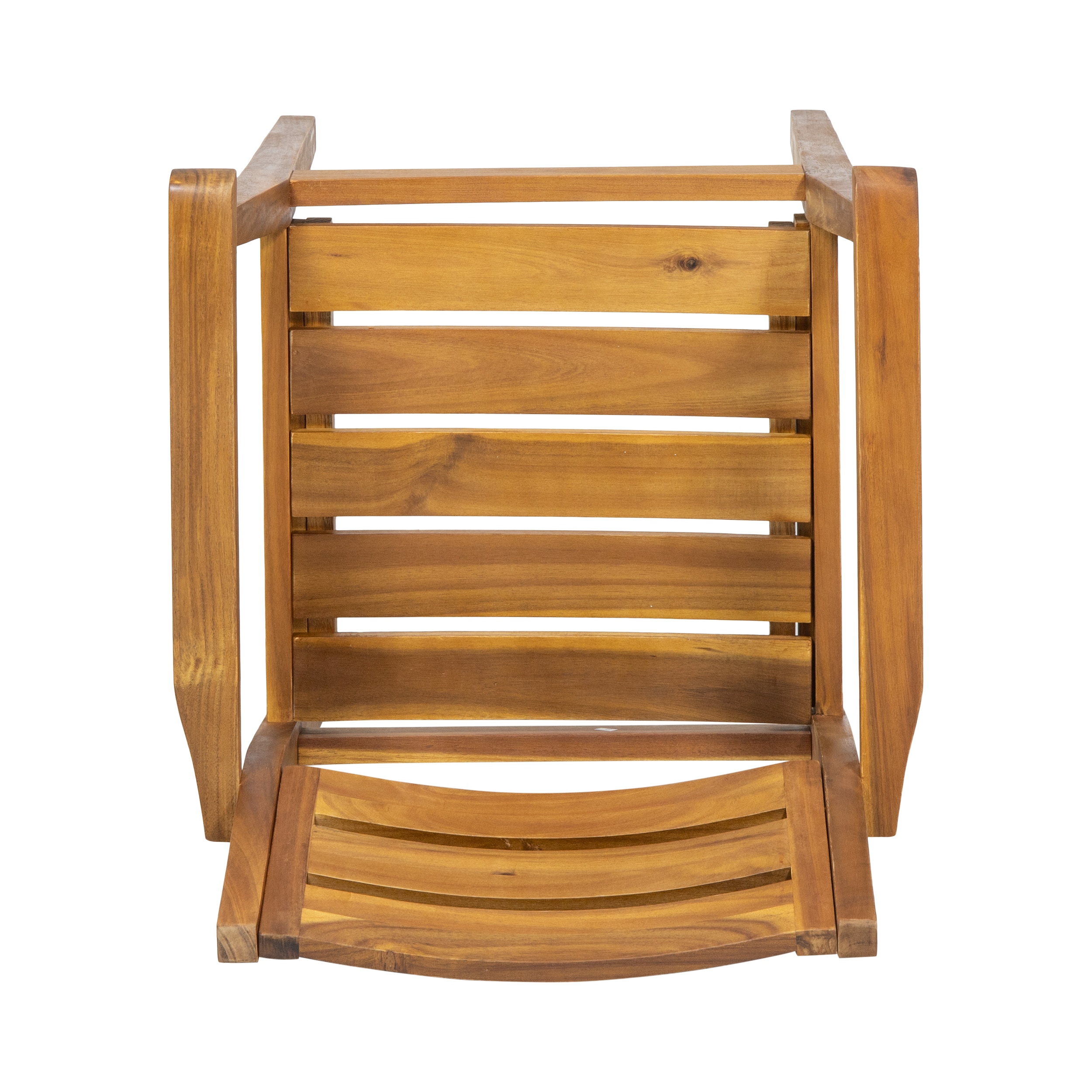 Teak Finish Acacia Wood 7-Piece Outdoor Dining Set
