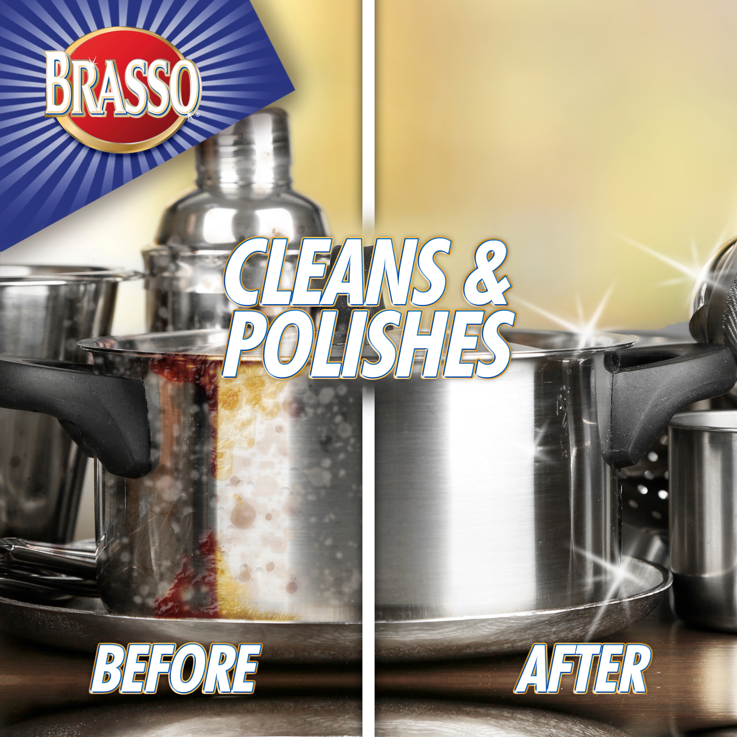 Brasso Metal Polish For brass, copper, stainless steel and chrome