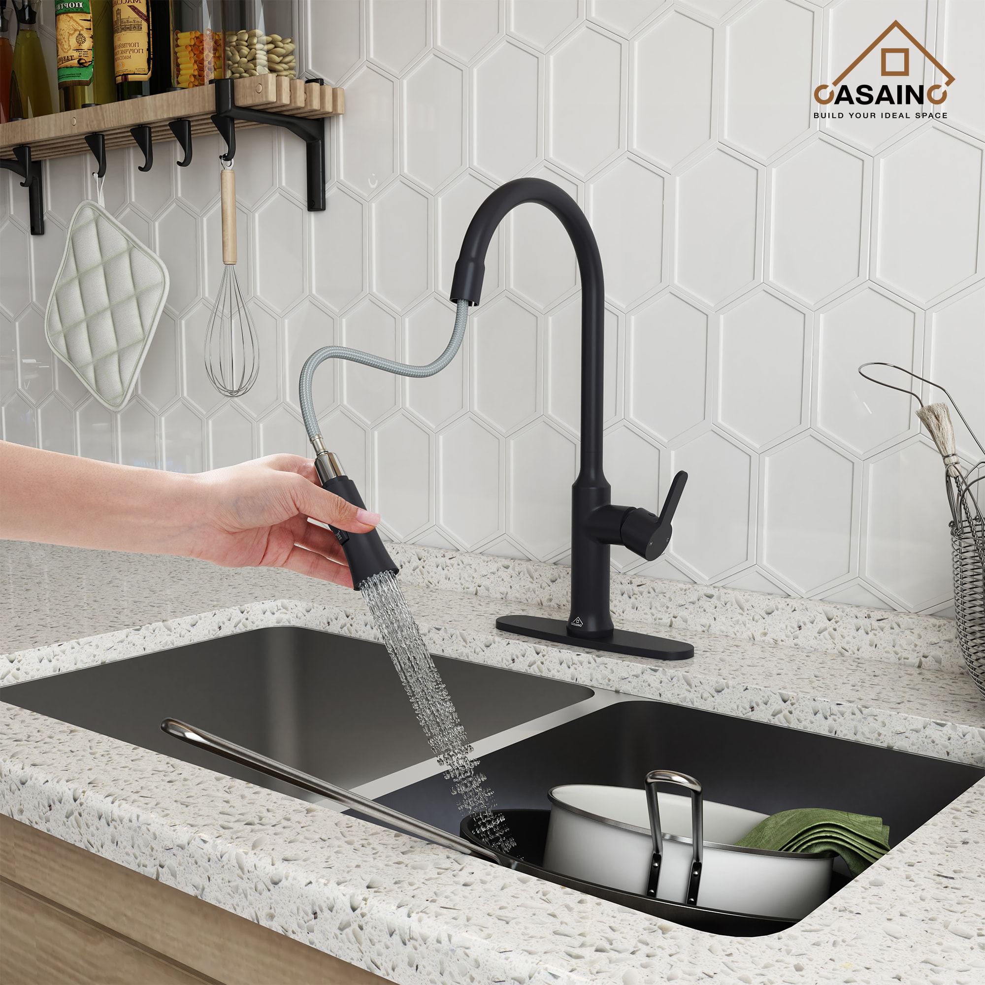 CASAINC CA-YW5BN067 Kitchen-Faucets - View #4