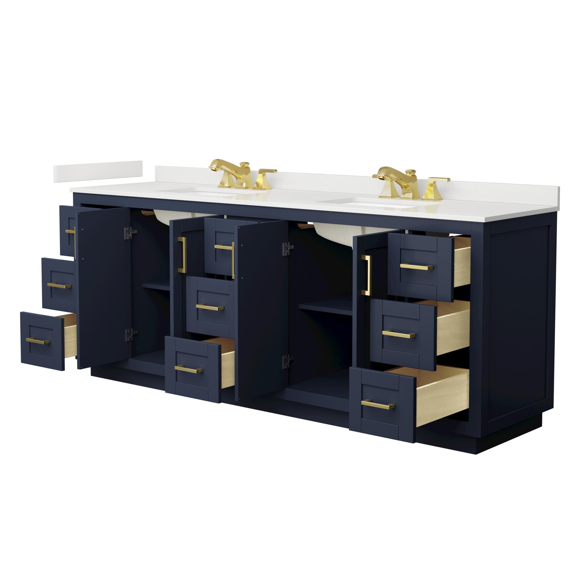 Wyndham Collection WCF292984DBLWQUS3MXX Bath-Vanity-Combo - View #3