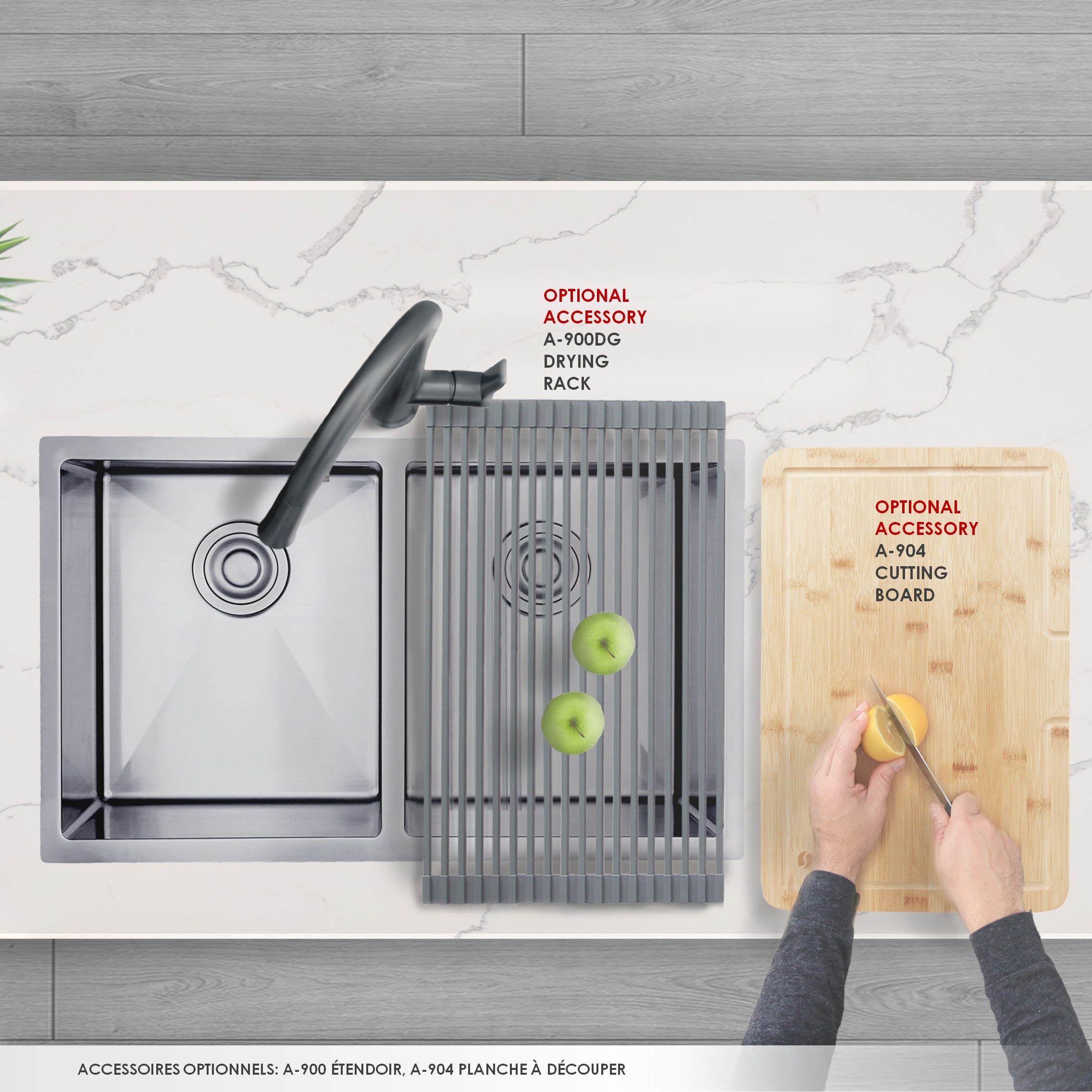 Stylish S-300TG1 Kitchen-Sinks - View #14