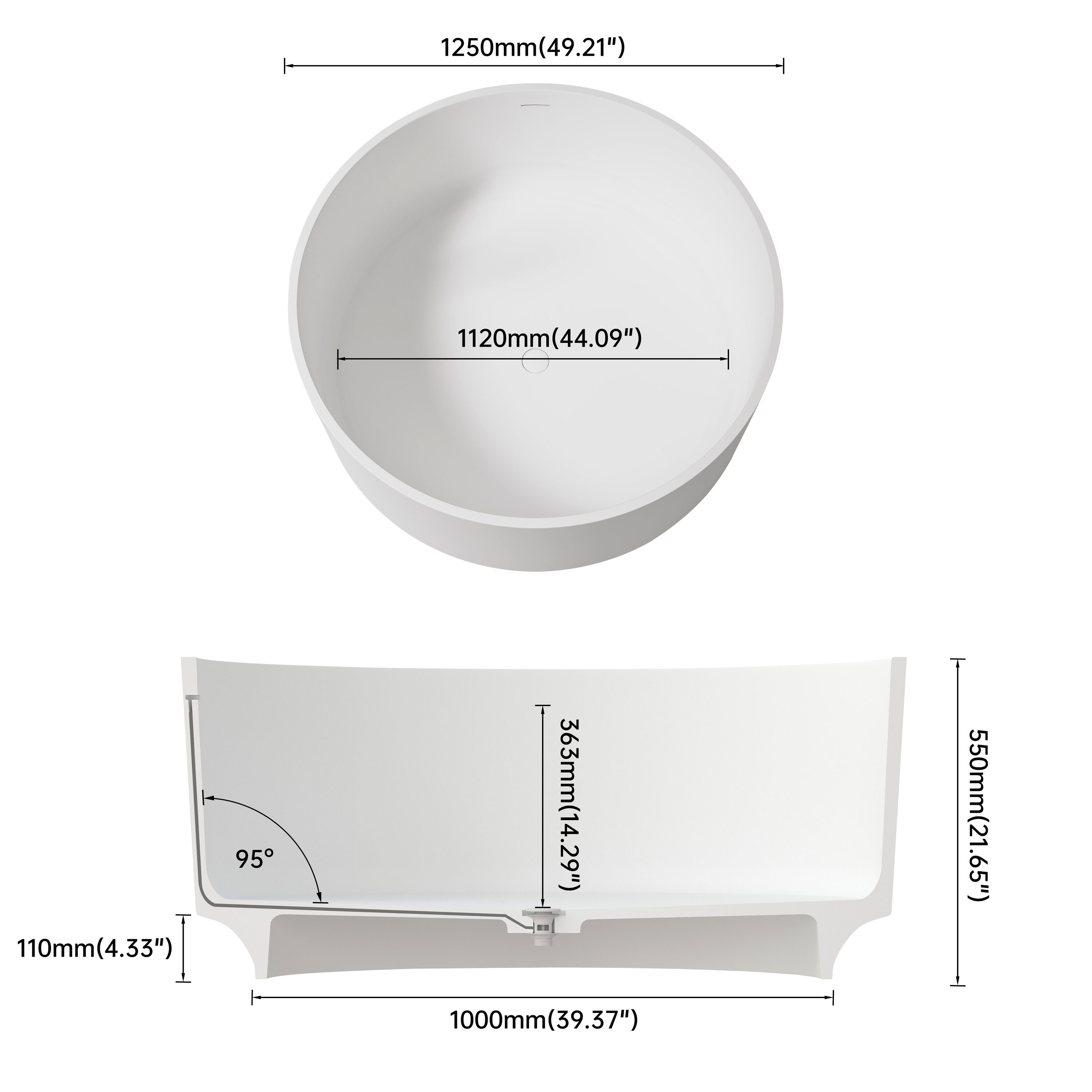 LOVMOR SF-W-T3785P353966 bathtubs - View #4