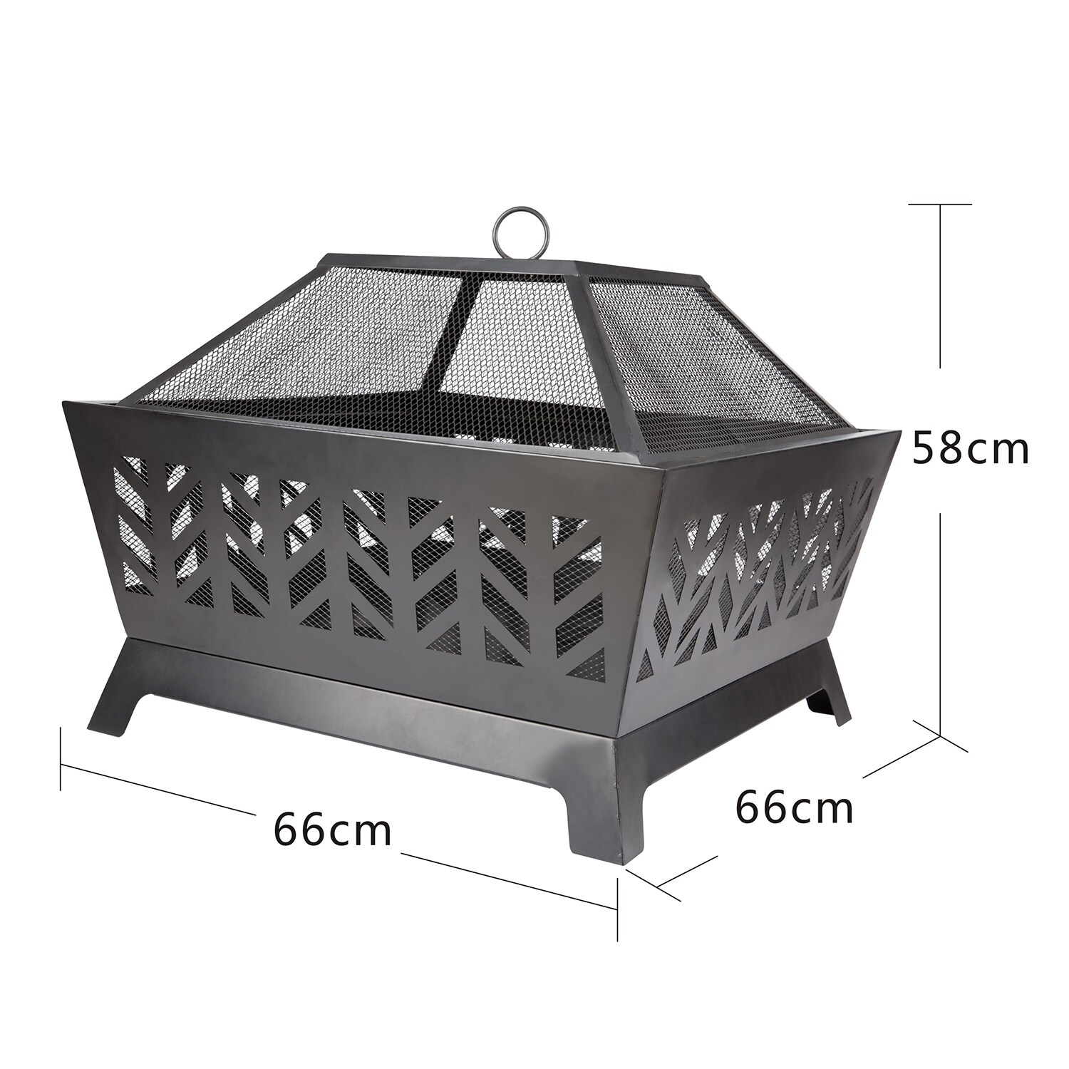 Maocao Hoom MZHYL013F Outdoor-Woodburning-Firepits - View #9