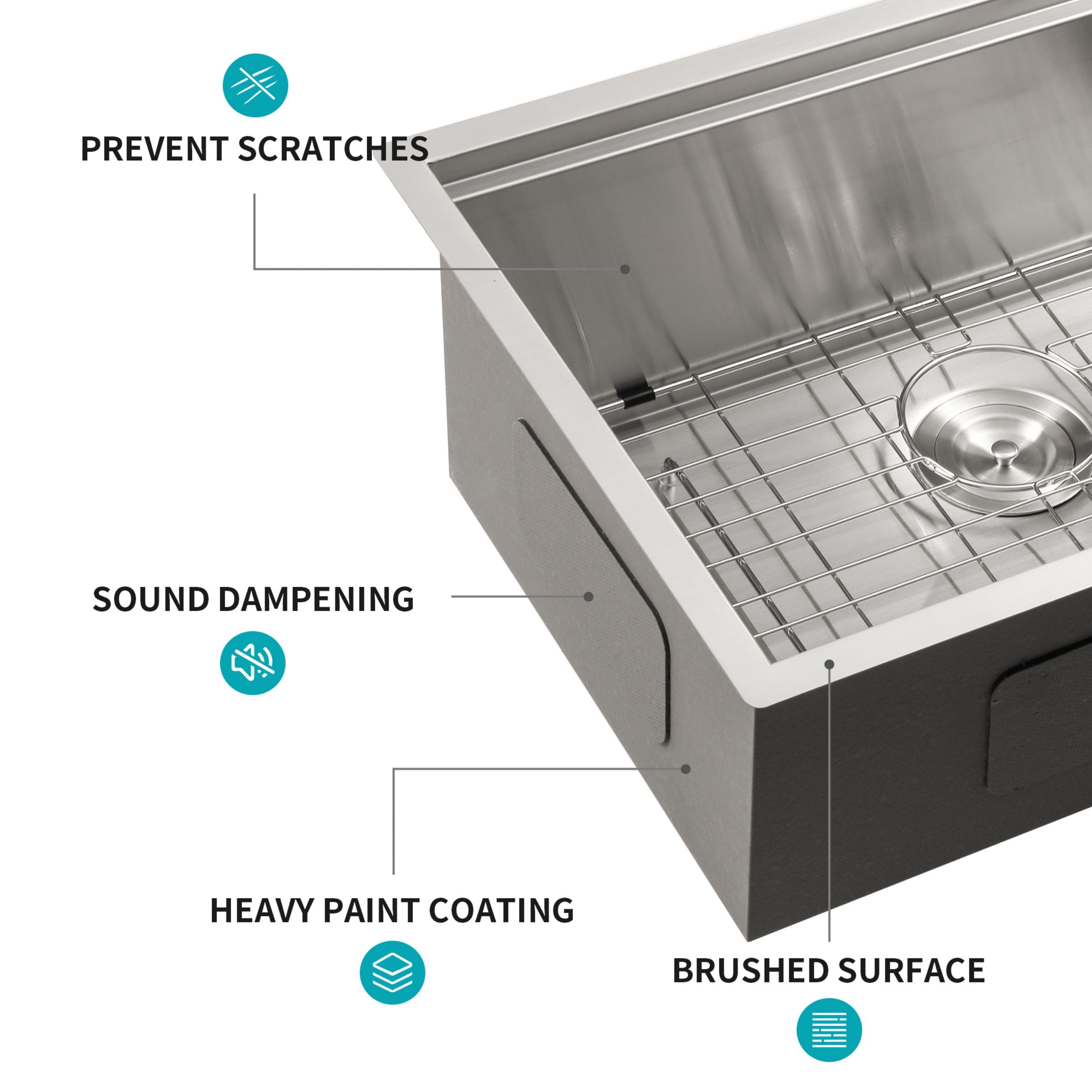 LIVIZA TLY-SS102454 Kitchen-Sinks - View #3