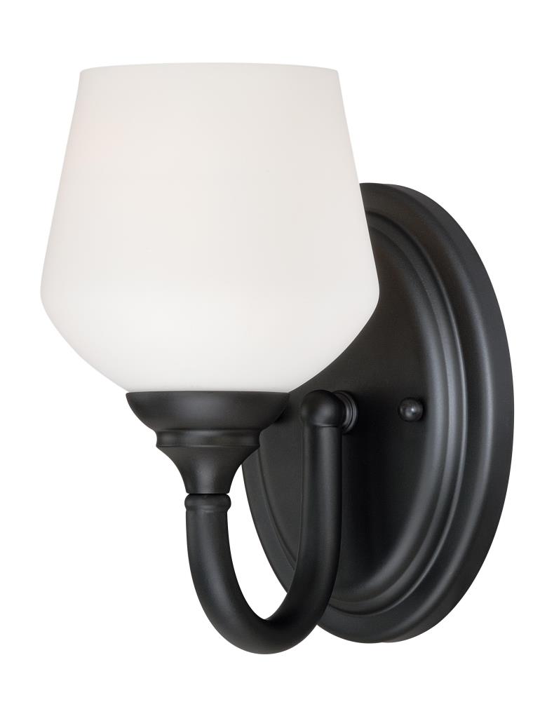 Cascadia W0139 Grafton 1-Light Oil Rubbed Bronze Transitional Vanity Light
