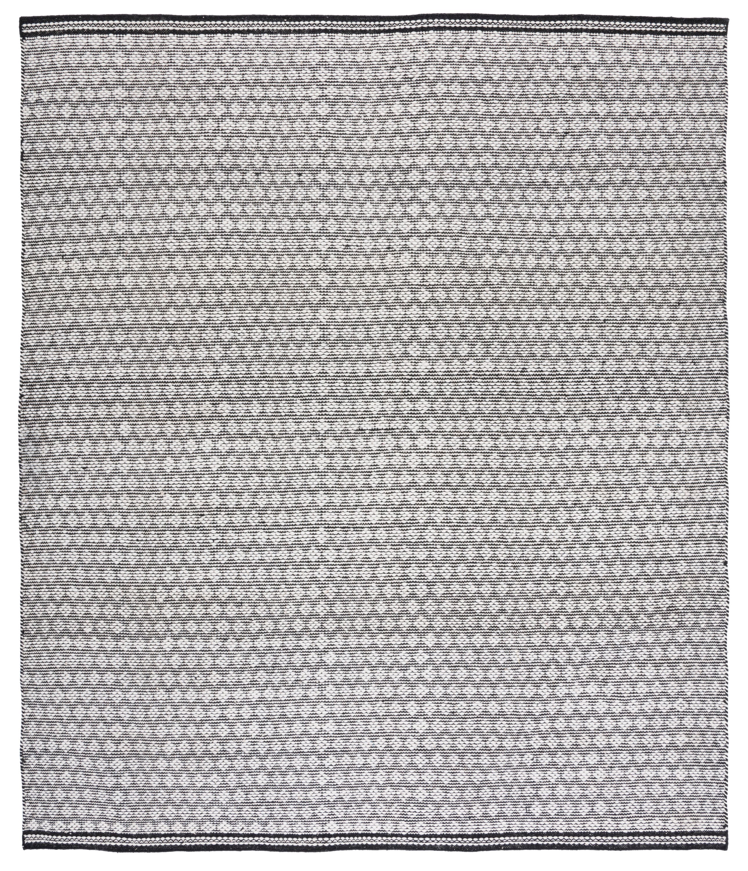 Kilim KLM376 Hand Woven Area Rug - Black/Ivory - 8'x10' - Safavieh.