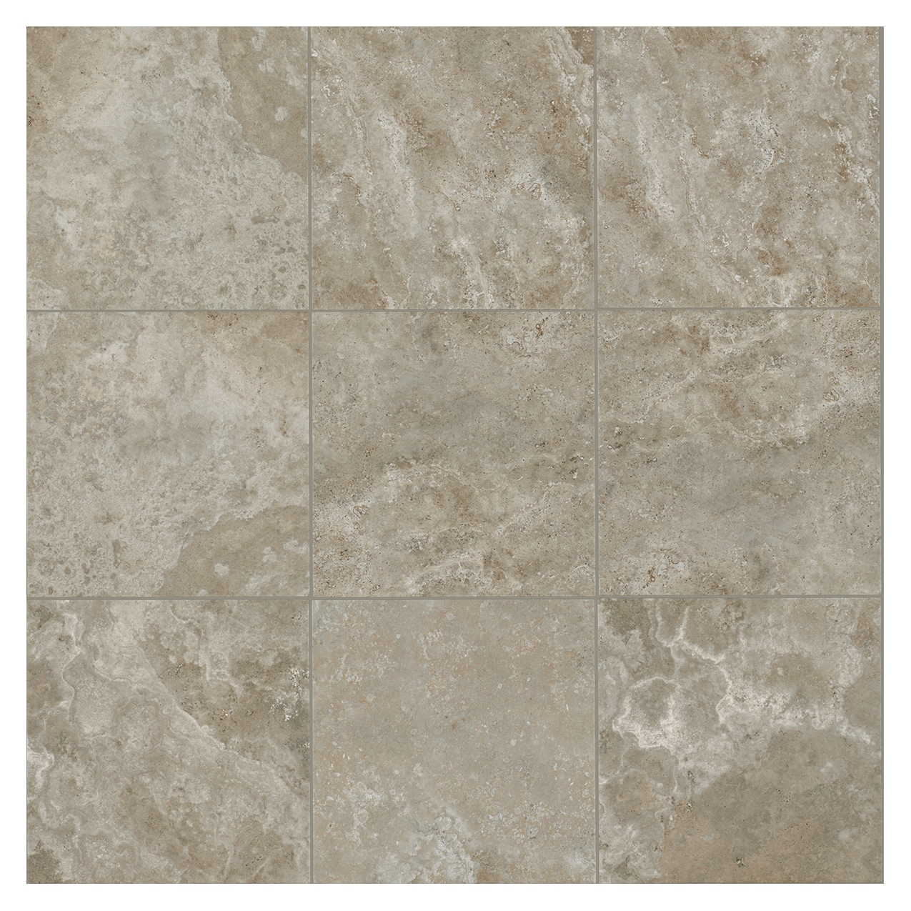 American Olean Stone Claire 6-Pack Ashen 19-in x 19-in Glazed Porcelain ...