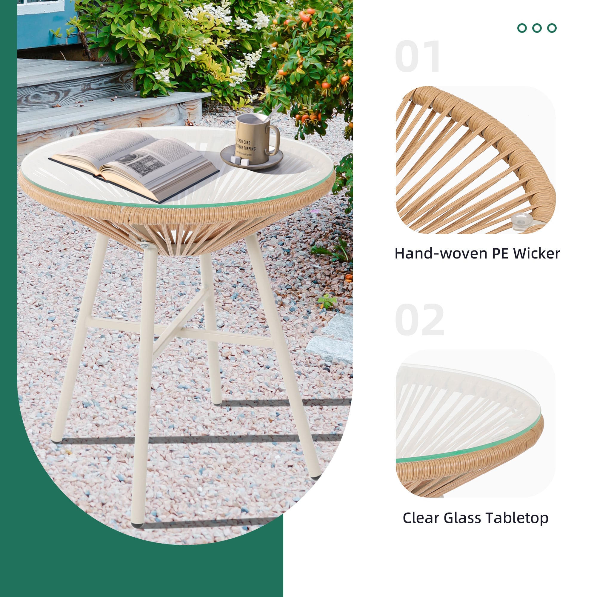 UPHA Y10BE-2A2BC-NAVYBLUE Patio-Chairs - View #6