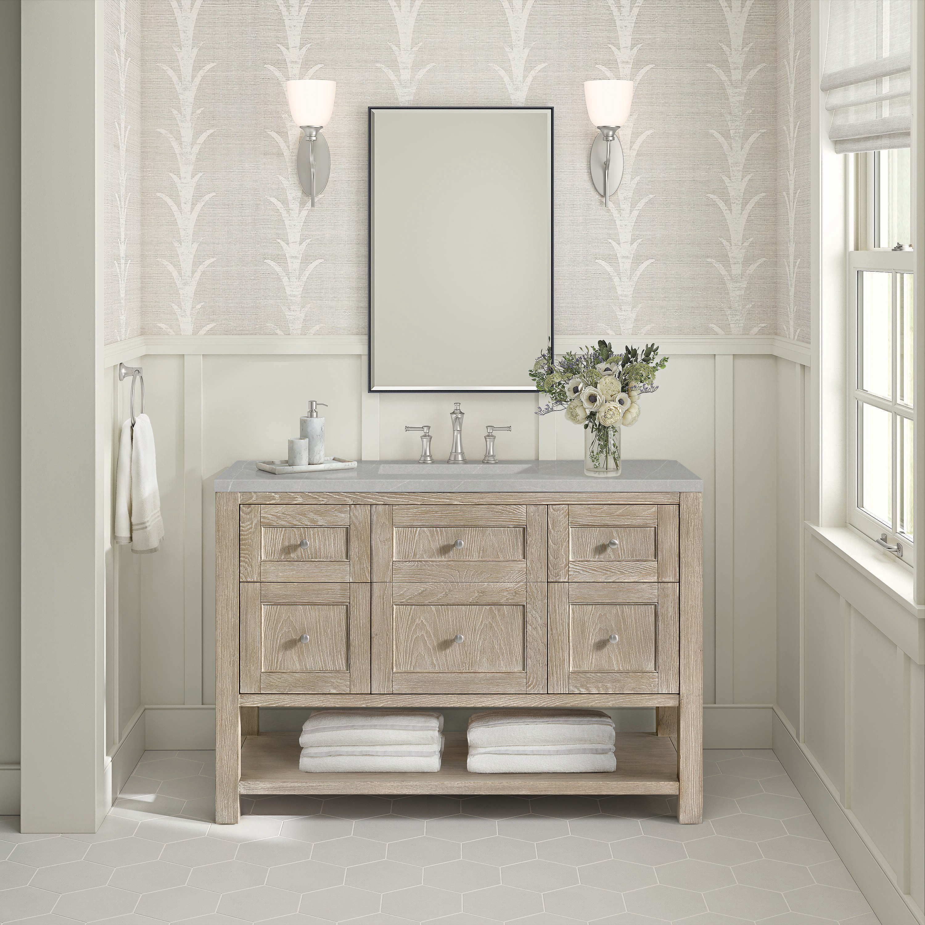 James Martin Vanities 330-V48-WWO-3ESR Bath-Vanity-Combo - View #2