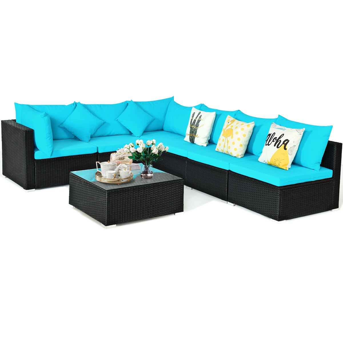WELLFOR OUG66524BTU+ Patio-Conversation-Sets - View #7