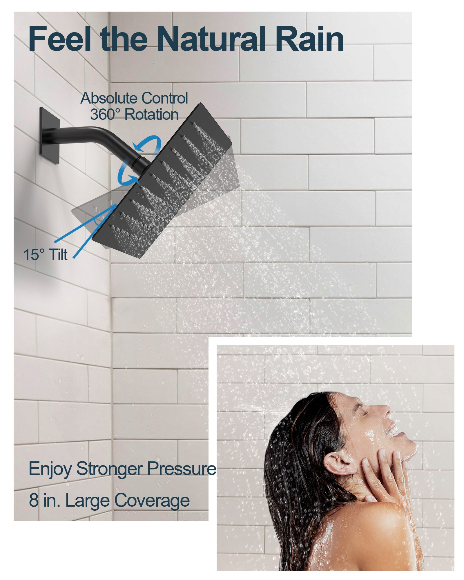 GRANDJOY TOBILI5185CH Showerhead-Bar-Panels - View #4