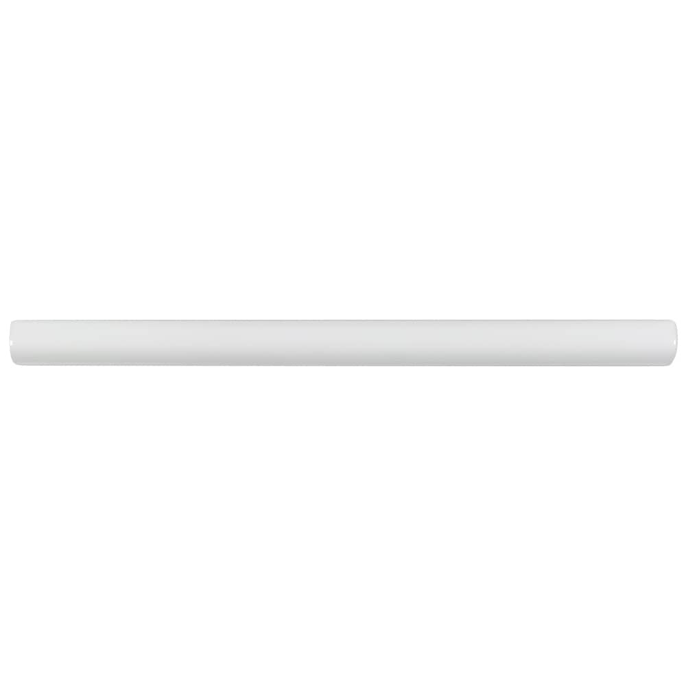 Ivy Hill Tile Moze White 0.75 in. x 12 in. Ceramic Pencil Liner