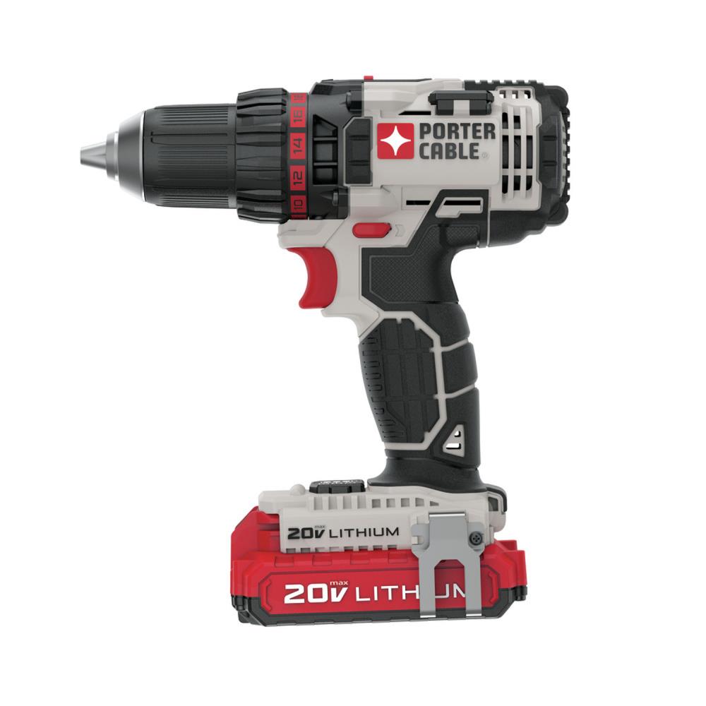 PORTER-CABLE 20-volt Max 1/2-in Cordless Drill (2-Batteries Included ...