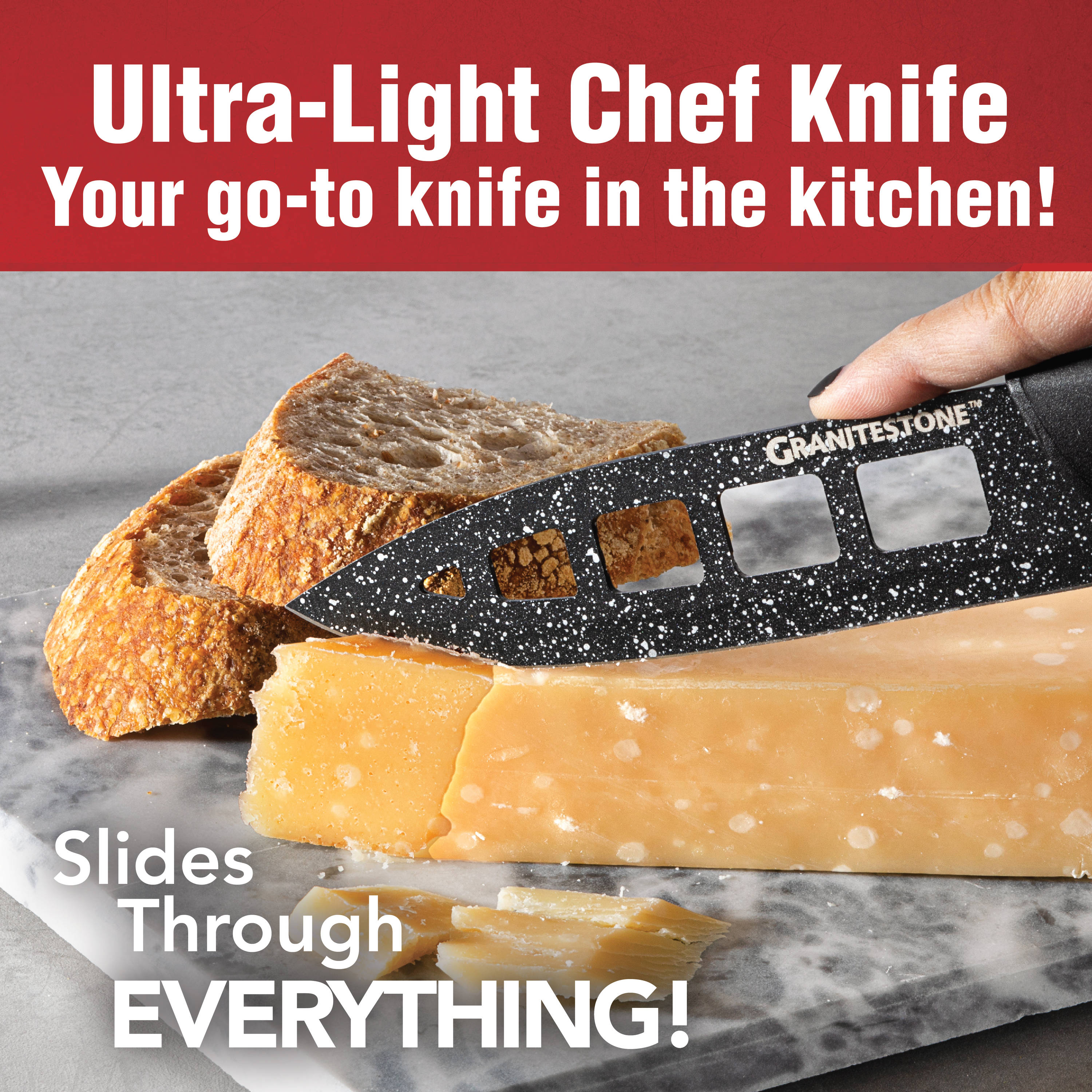Nutriblade Knife Set Kitchen Nonstick Knives Set Dishwasher Safe New 4Pcs 