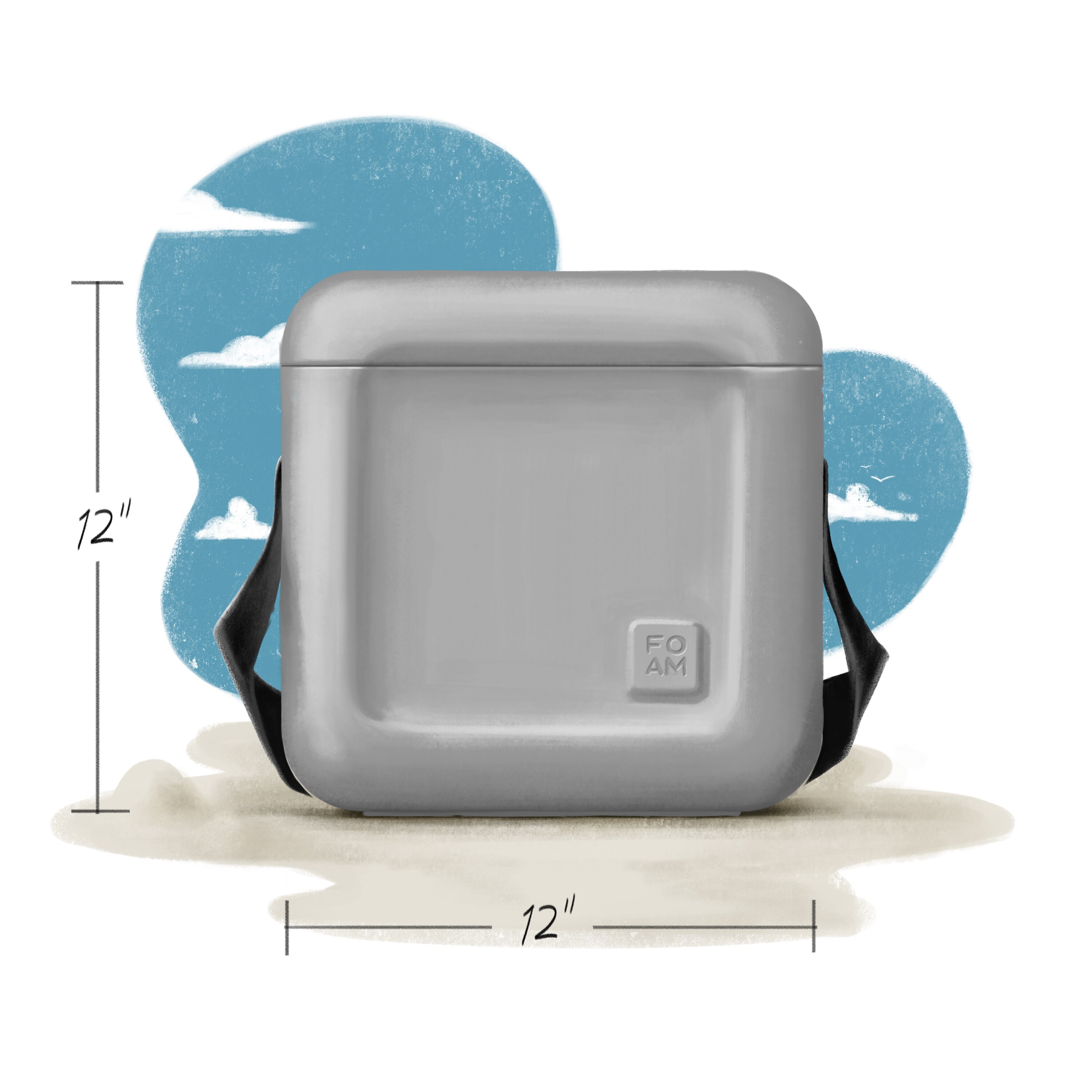 FOAM FM-22QT-CLGRY Beverage-Coolers - View #9