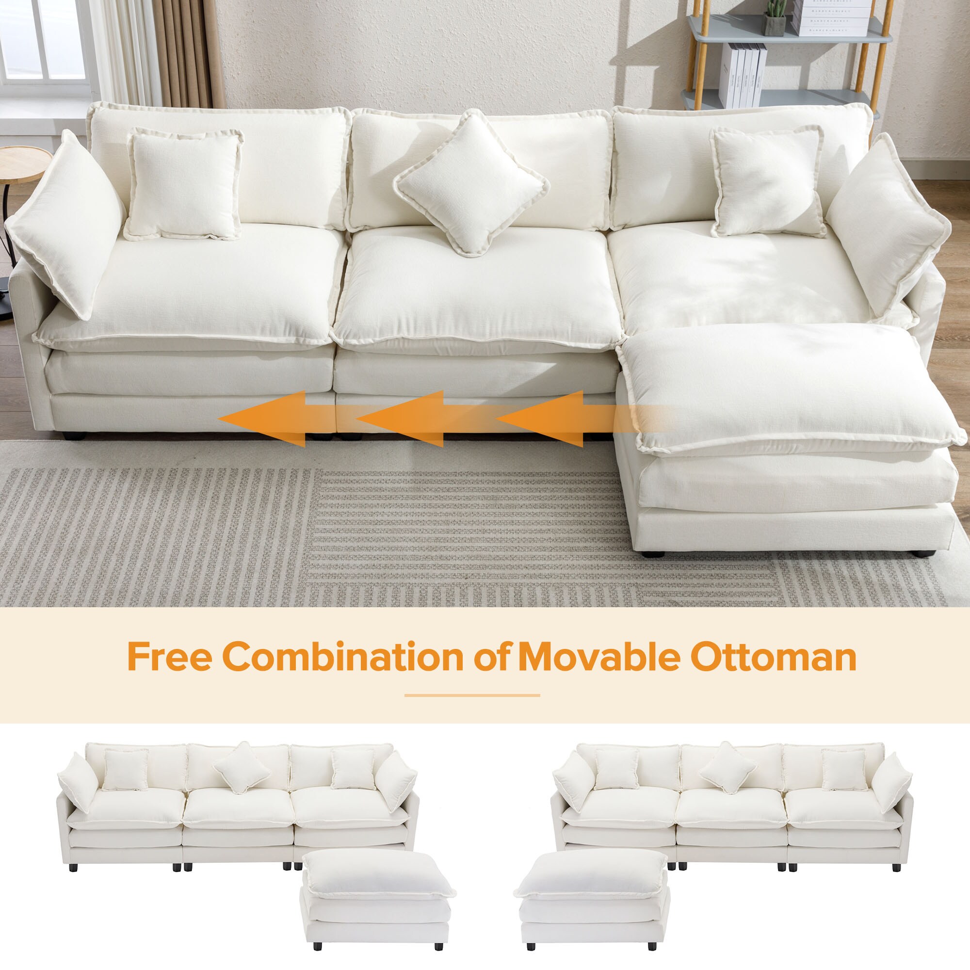 ModernLuxe L-SG001160AAA Sofas-Loveseats - View #6