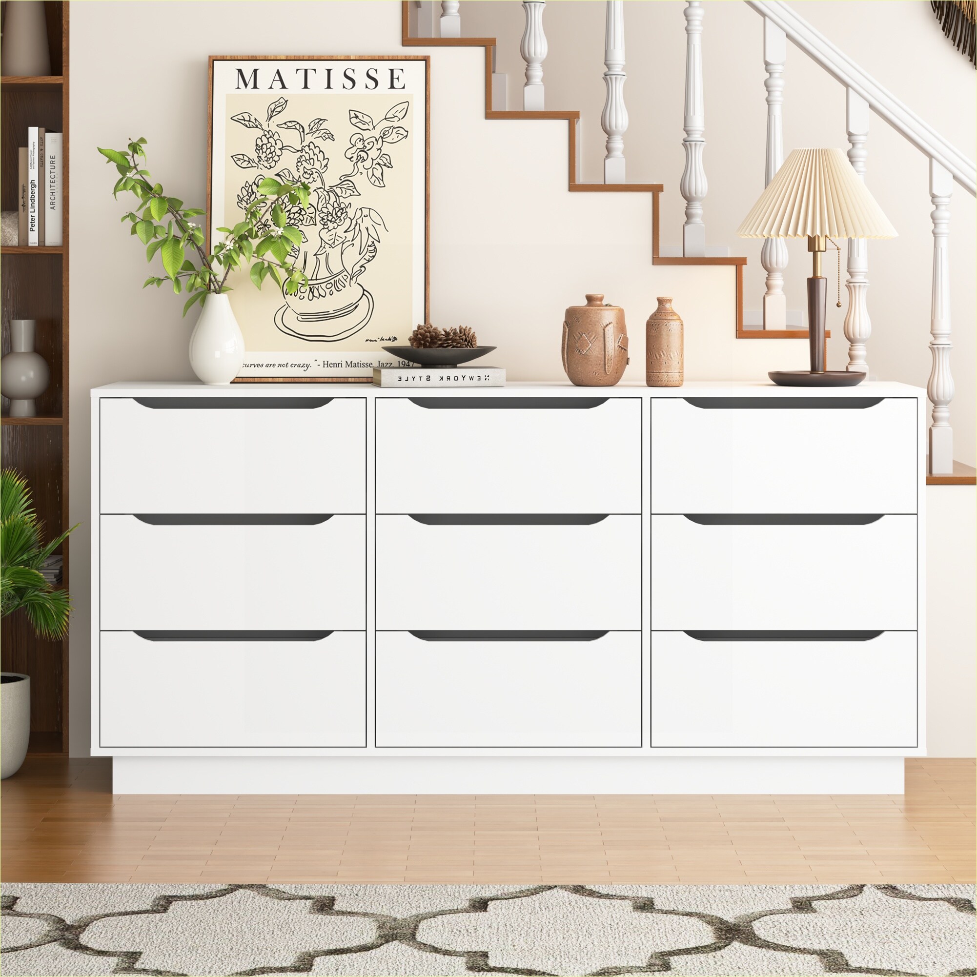 long double dresser Dorsey Six Drawer Dresser in Granola