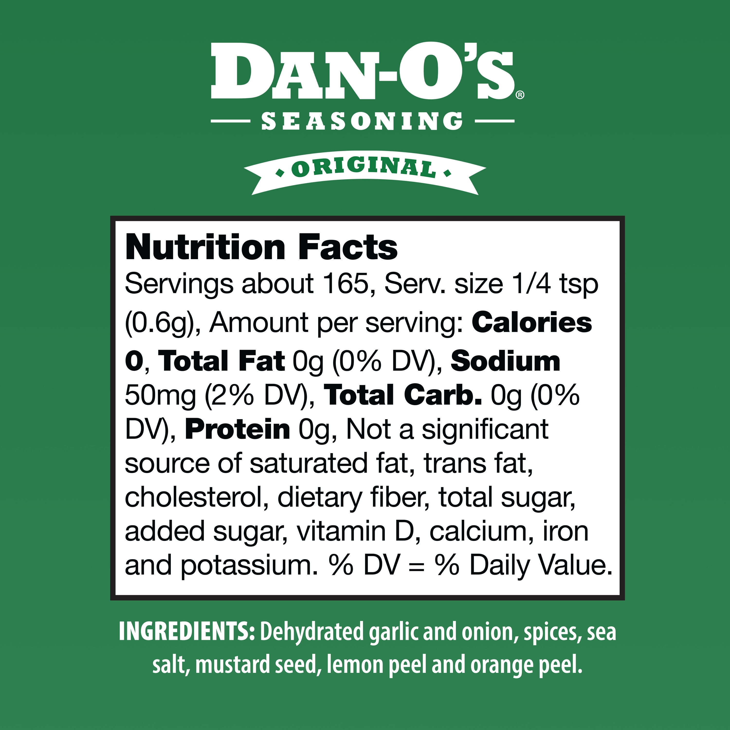 Dan-O's Seasoning 3.5-oz Original Seasoning Blend in the Dry