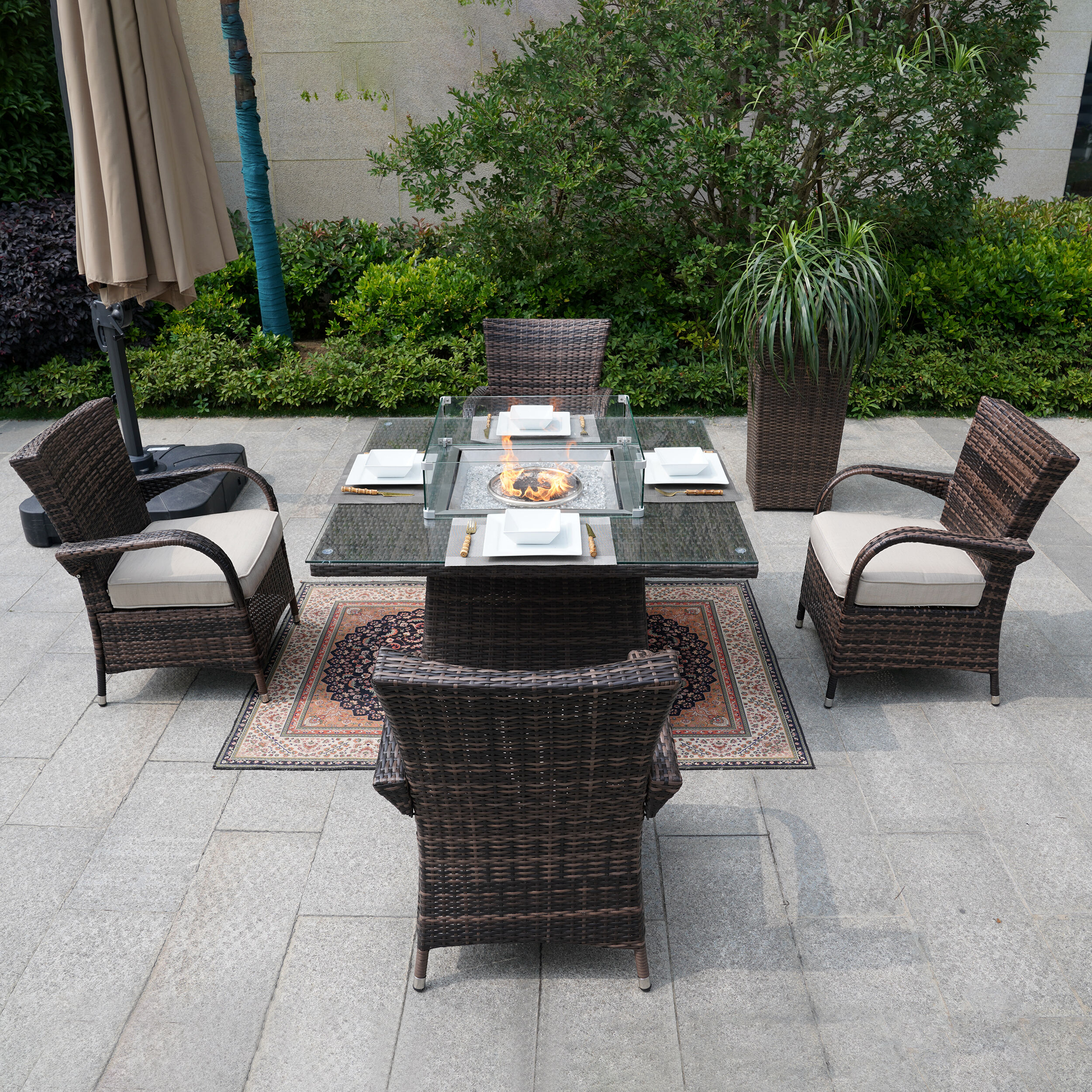 Moda Furnishings CMAG-1104-1122 Patio-Dining-Sets - View #2