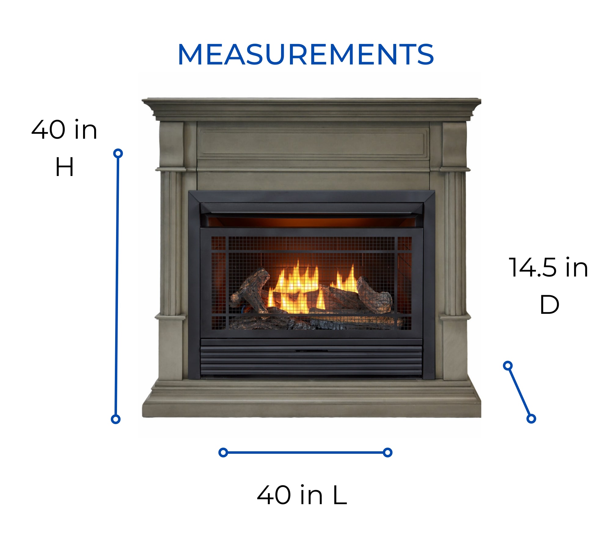 Duluth Forge DFS-300R-2GR Gas-Fireplaces - View #6