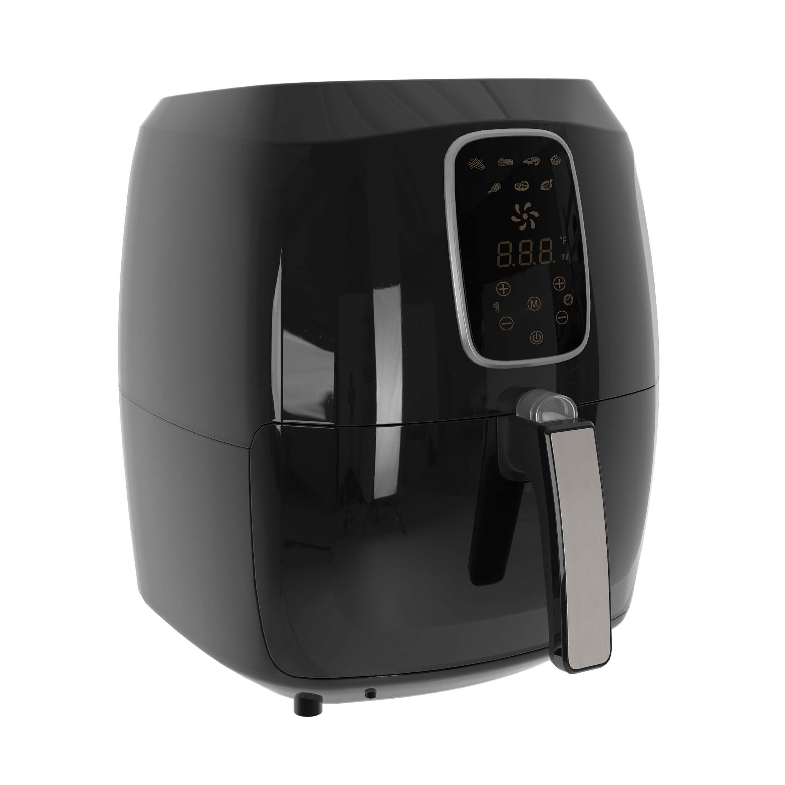 Emerald SM-AIR-1800 Compact Air Fryer 1000W 2.1 QT with Slide Out Pan &  Basket