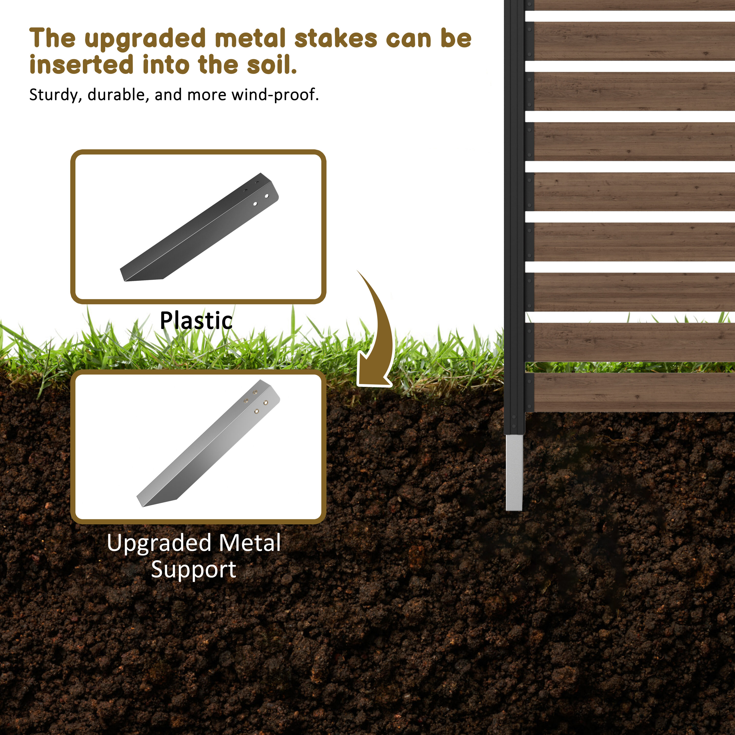 VEIKOUS PG0218-02NW-4 Outdoor-Privacy-Screen - View #4