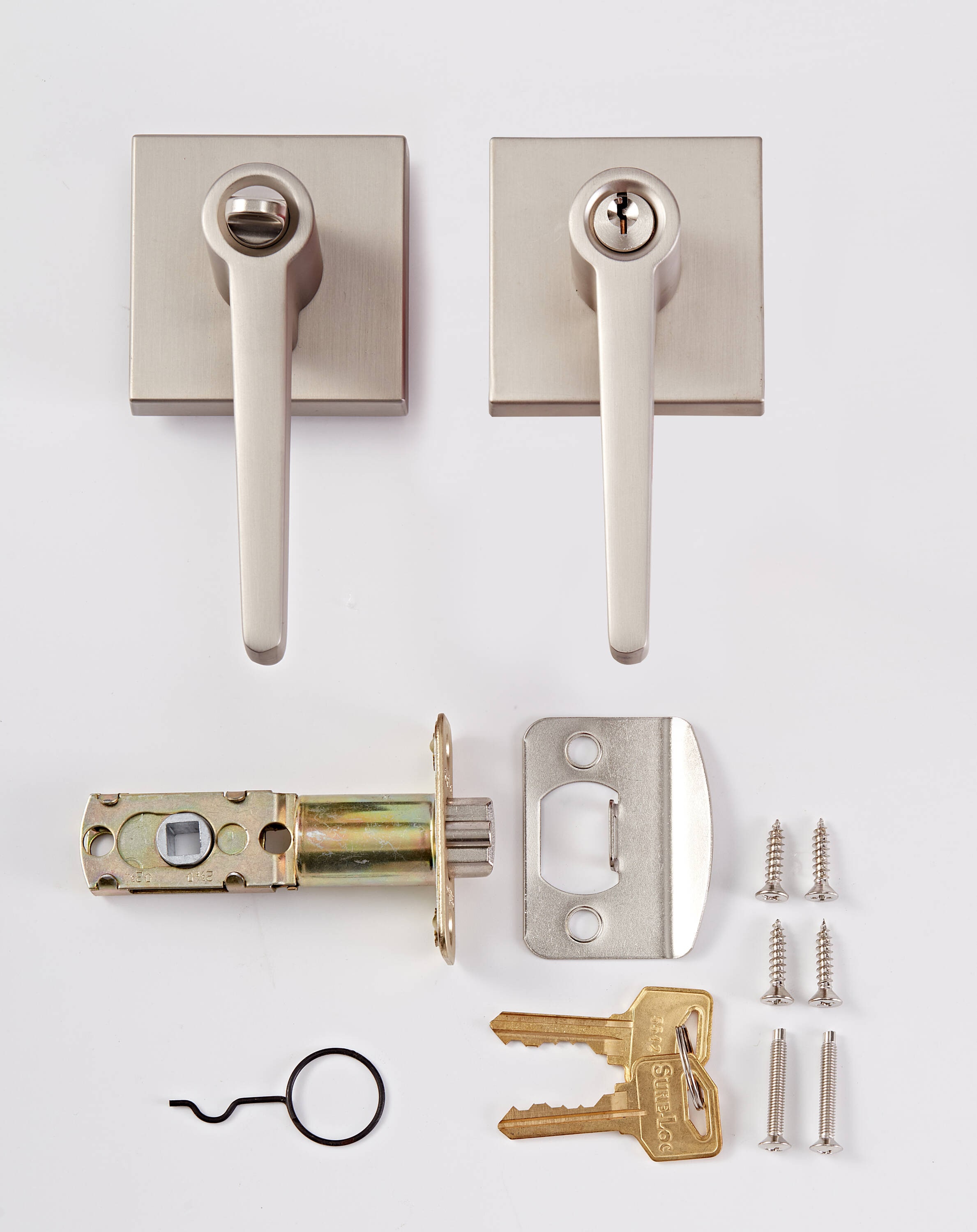 Sure-Loc Hardware BS107-SQ 15 Door-Handles - View #3