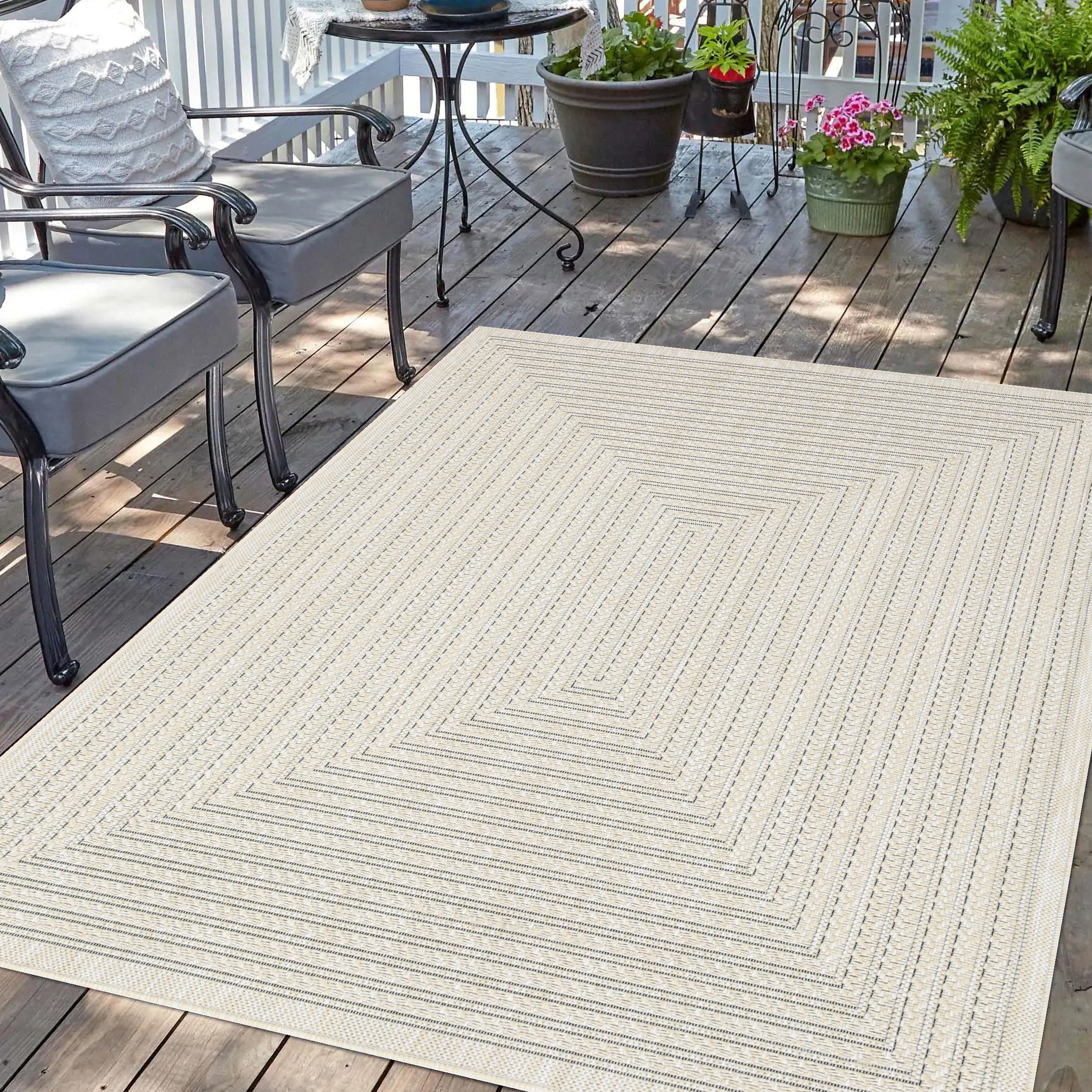 Playa Rug PLY-VIO-IVORY-8X10 rugs - View #4