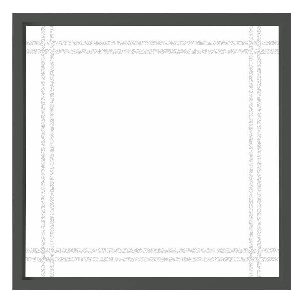 Hy-Lite DF4747PRAIV1500BZ Prairie Decorative Glass 47-1/2-in x 47-1/2-in Bronze Square Accent Window with Grids