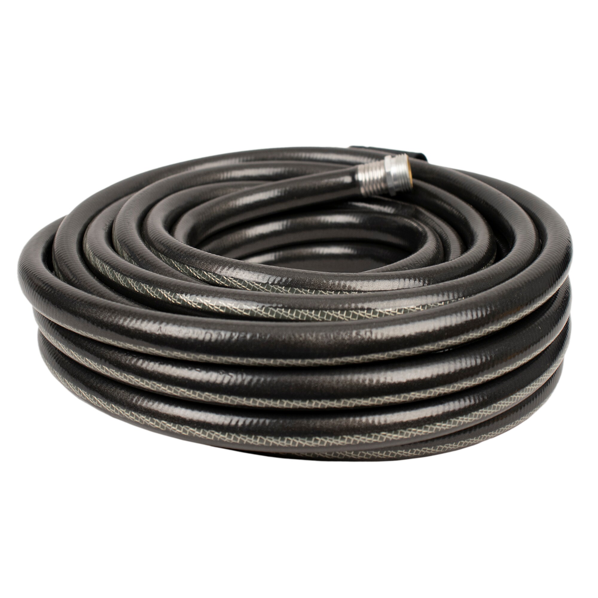 NeverKink Teknor Apex 5/8-in x 100-ft Heavy-Duty Kink Free Vinyl Gray Coiled Hose
