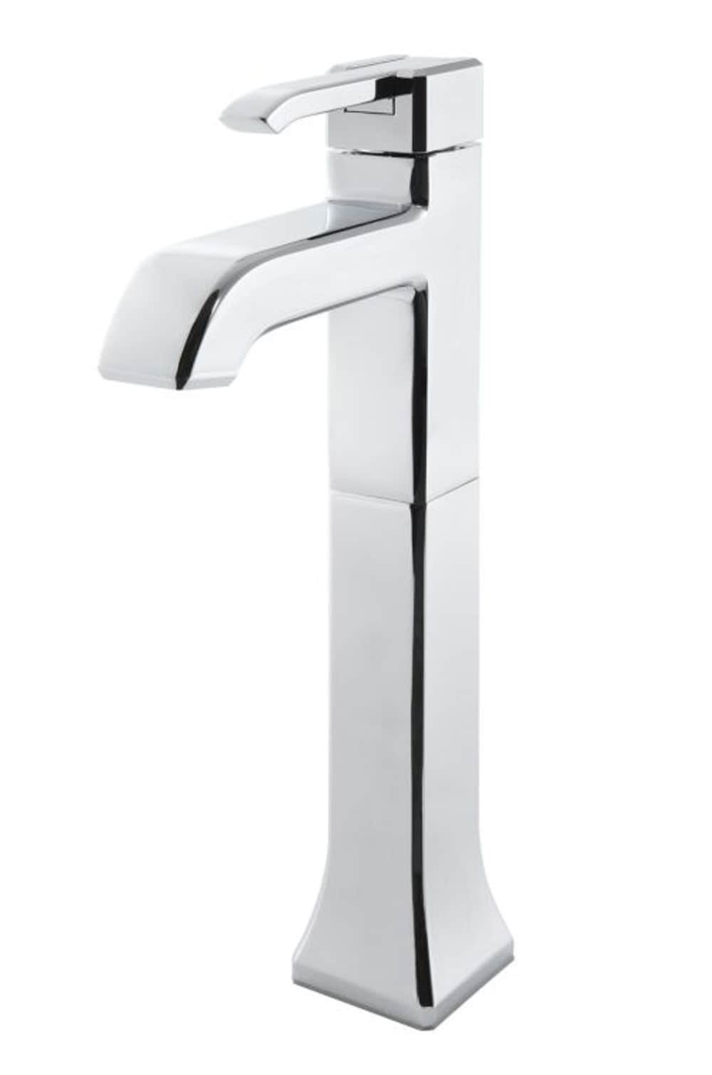 Pfister LG40-FE0C Park Avenue Polished Chrome Vessel 1-handle WaterSense Mid-arc Residential Handle Bathroom Sink Faucet