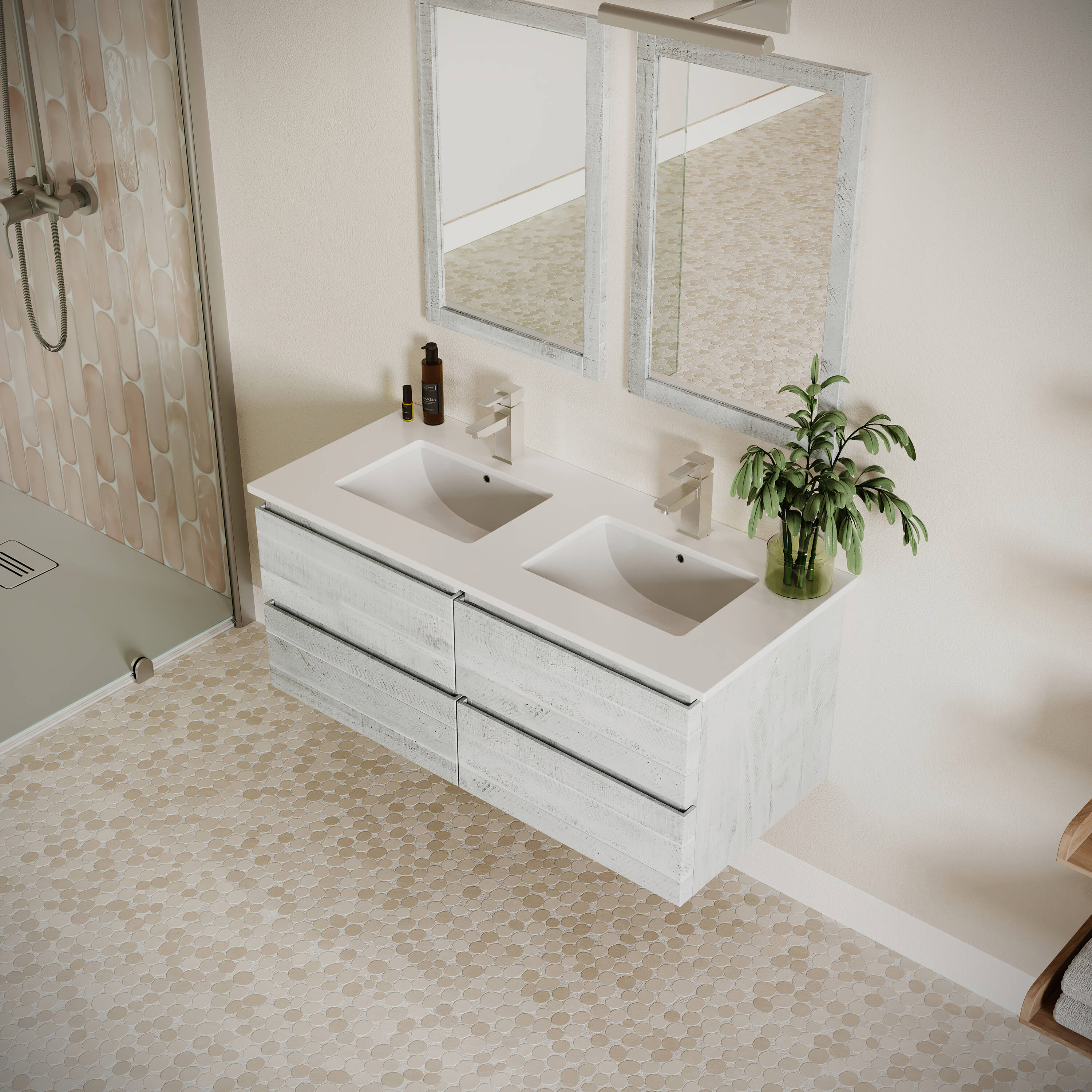 Fresca FCB31-2424RWH-CWH-U Bath-Vanity-Combo - View #5