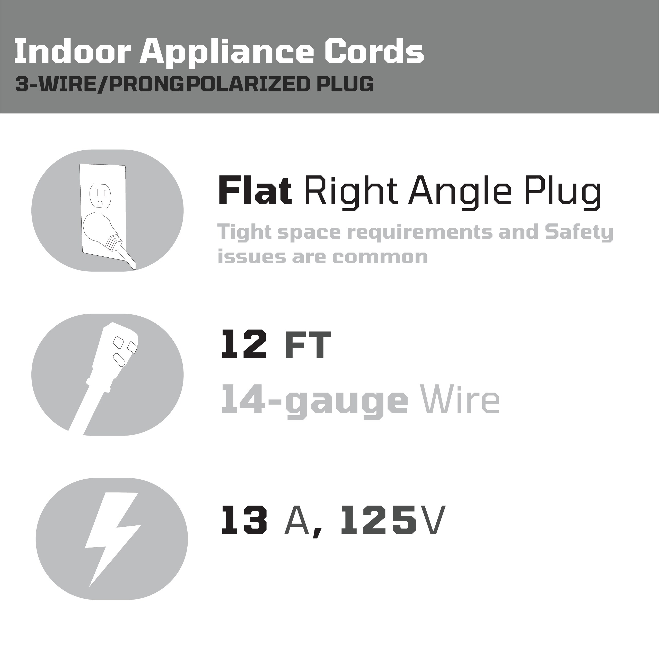 Utilitech 0089 Appliance-Power-Cords - View #6