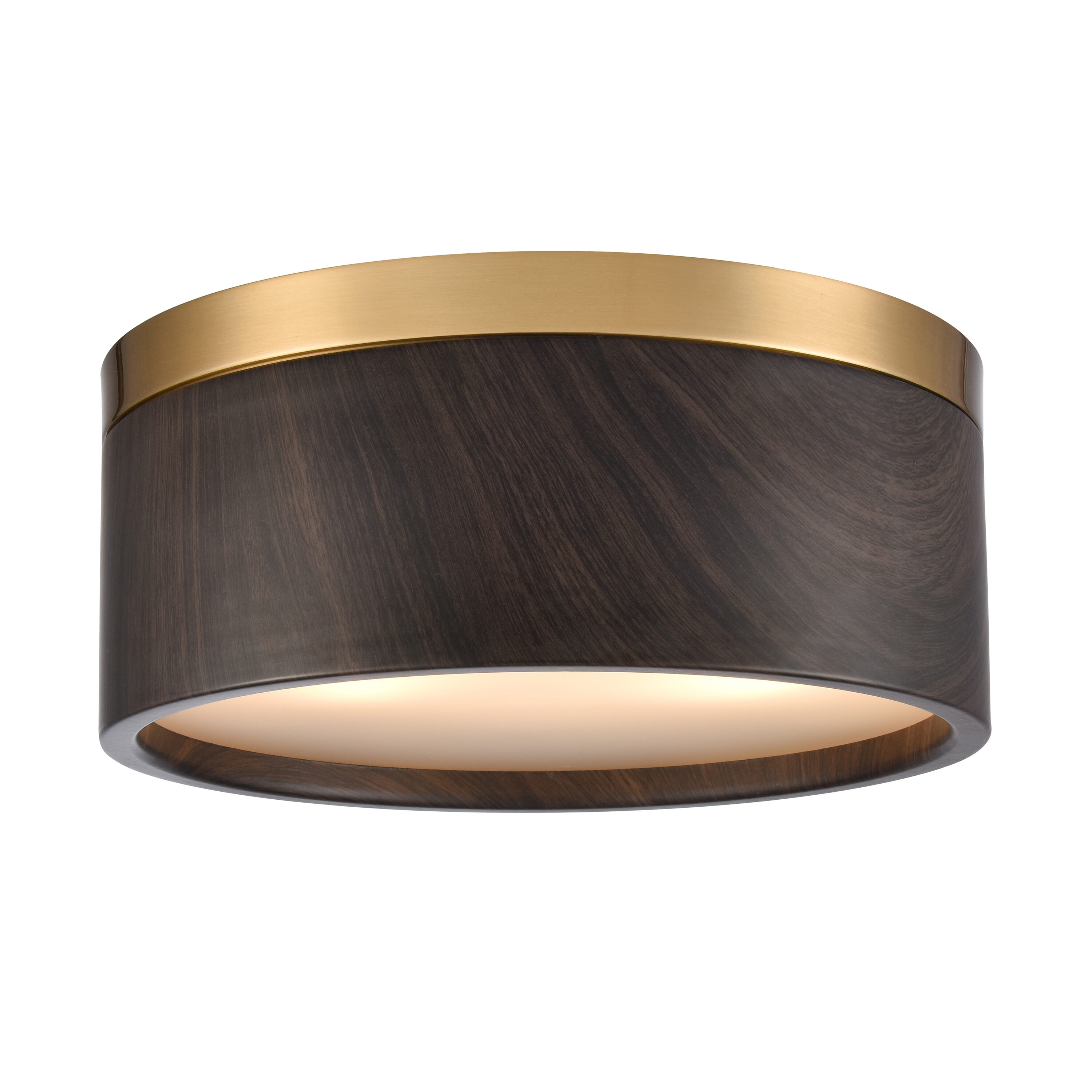 Westmore by ELK Lighting LW-202302010153 Highland 1 -Light 12-in Satin Brass Flush Mount Light
