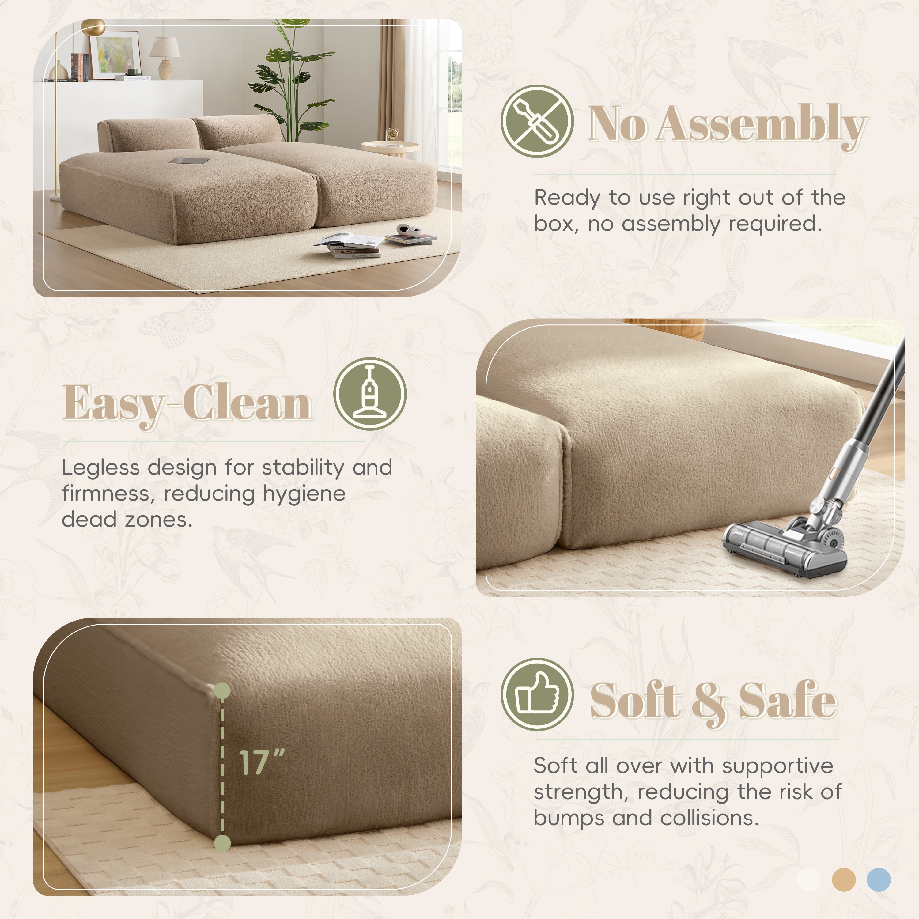 ModernLuxe N723S9701D Sofas-Loveseats - View #5