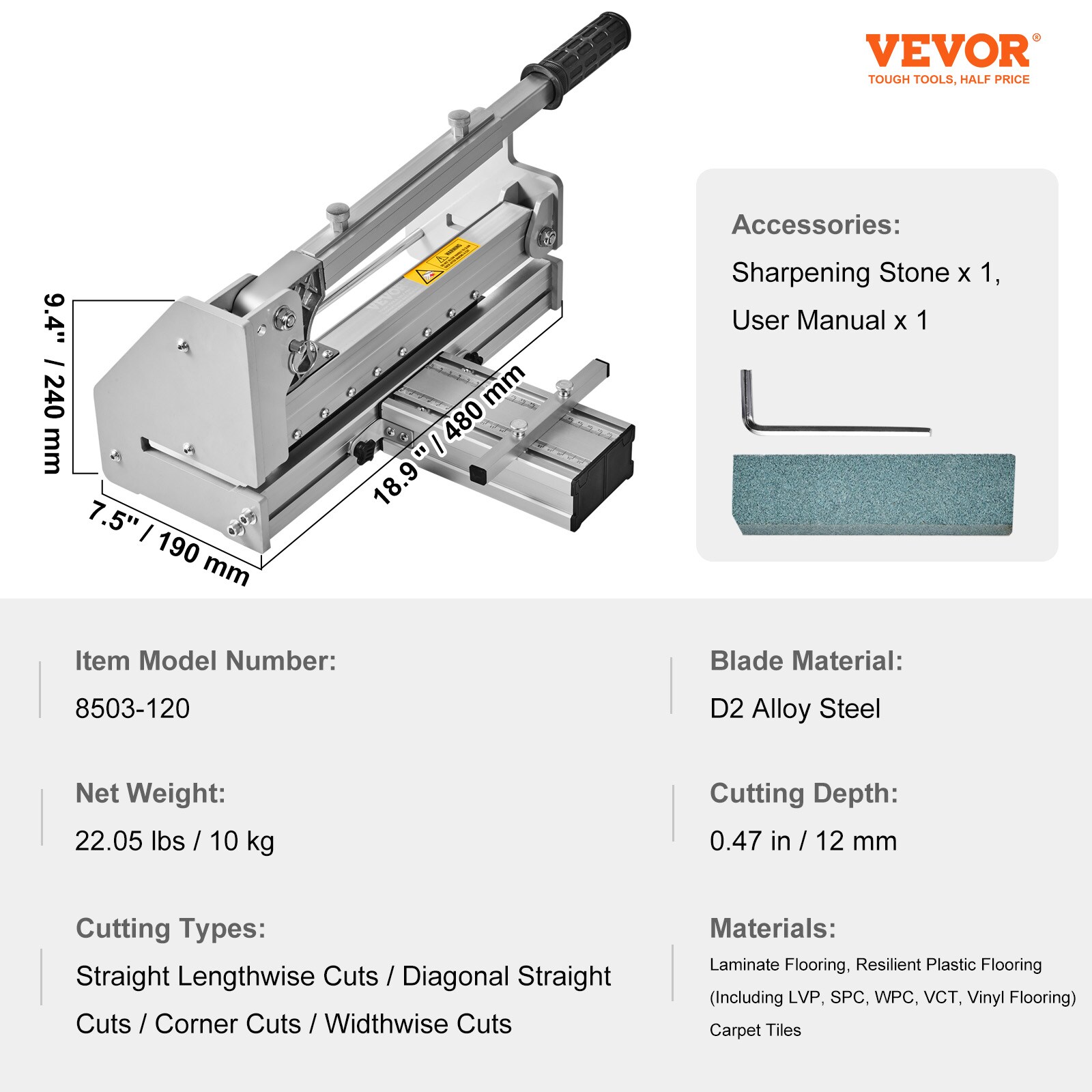 VEVOR XQL13INCH12MM6M18V0 Electric-Welding-Accessories - View #8