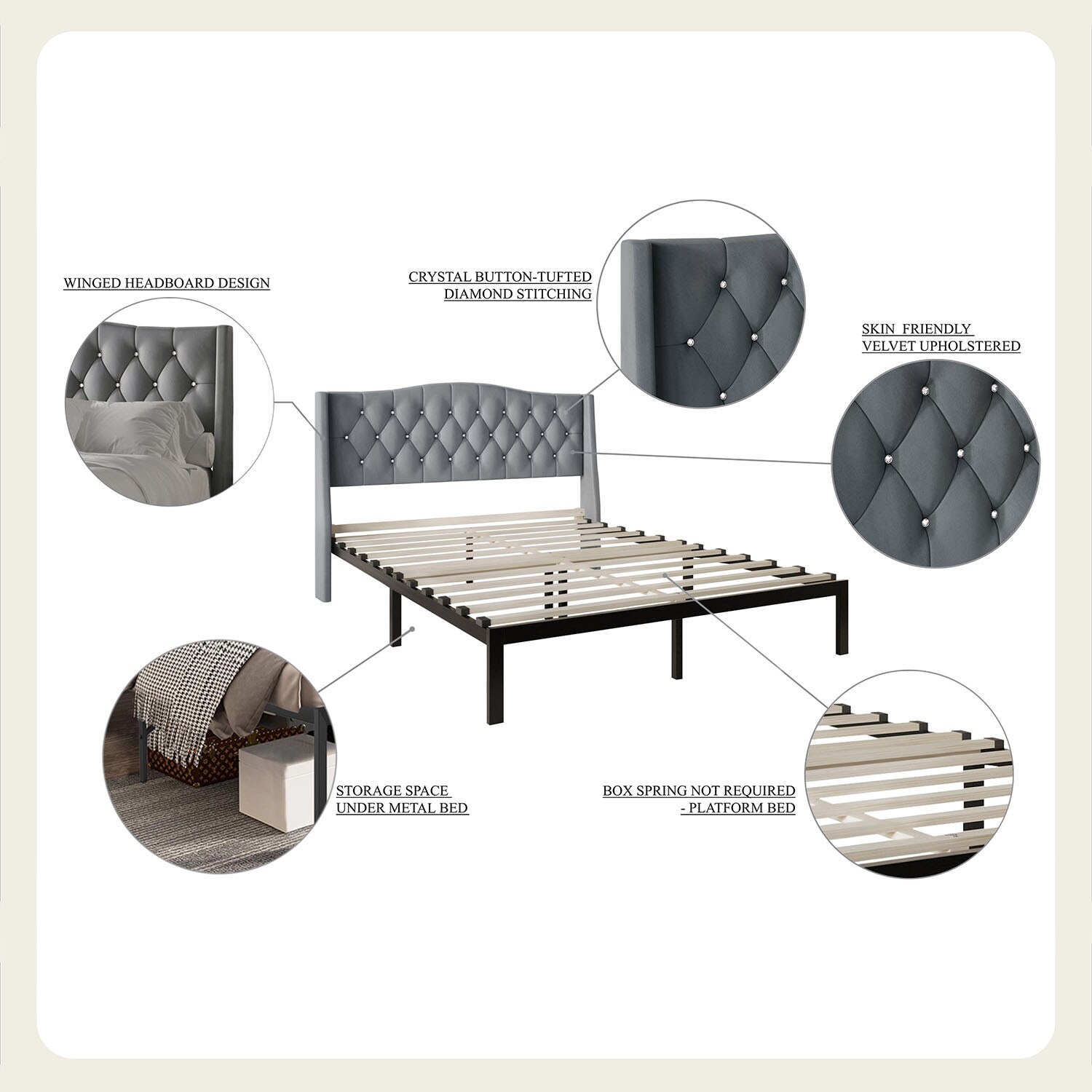 CasePiece C8360KPL-LBL-VV beds - View #8