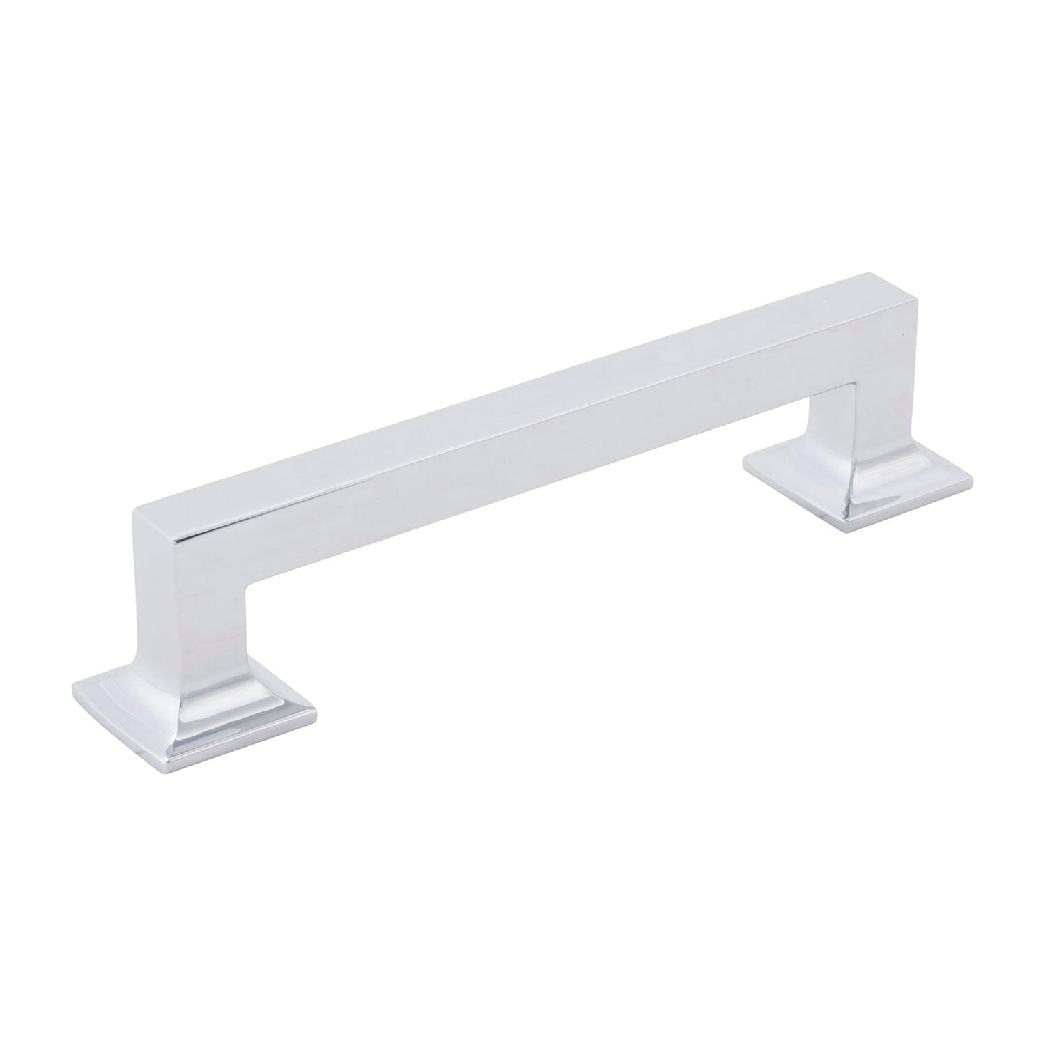 Hickory Hardware P3012-CH Studio 5-1/16-in , 128mm Center to Center Chrome Rectangular Handle