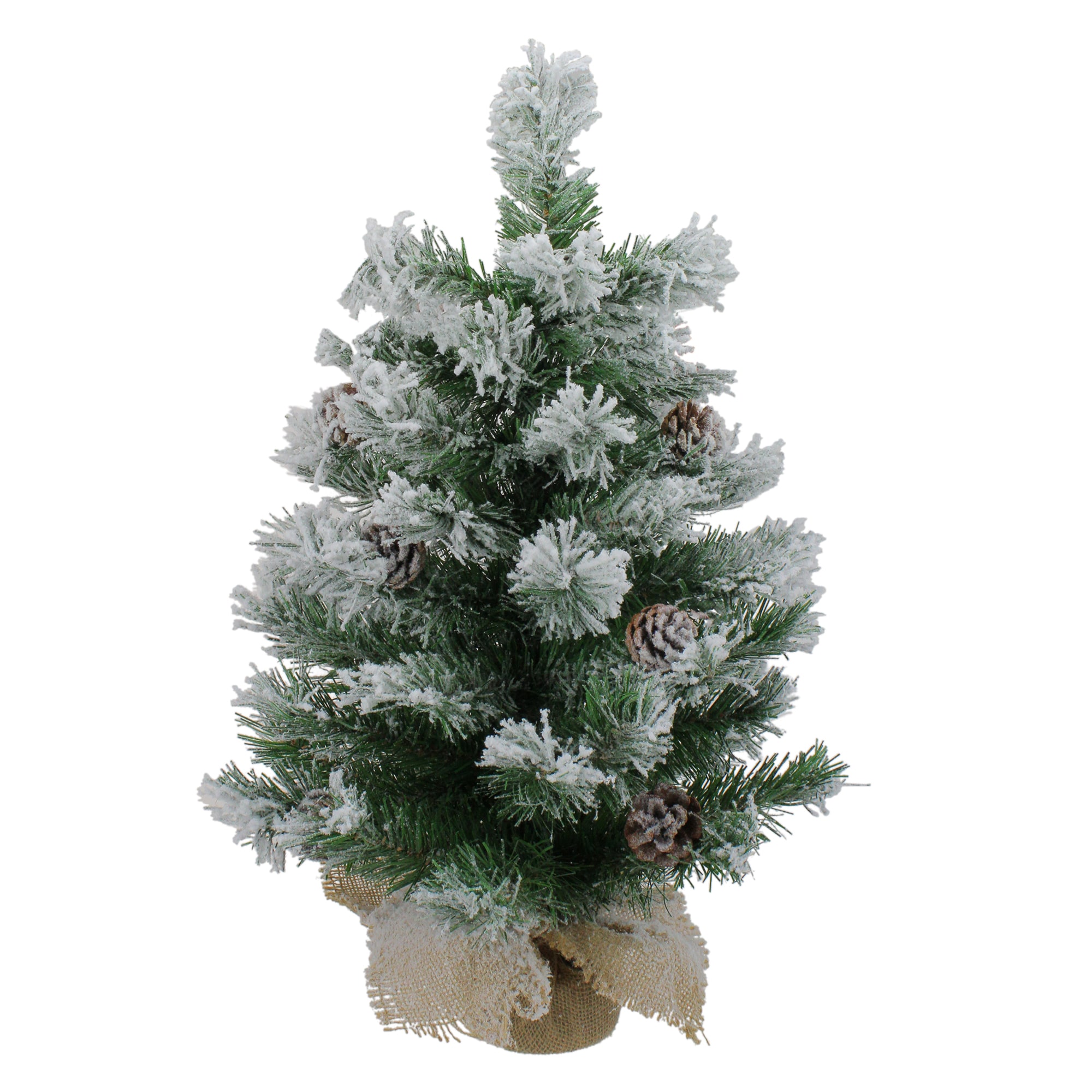Northlight 33401993 2-ft Pine Flocked Artificial Christmas Tree