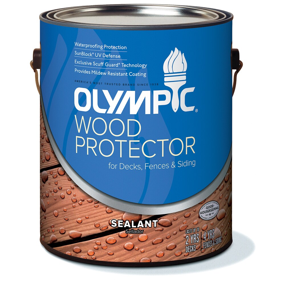 Olympic Clear Exterior Wood Stain (1Gallon) at