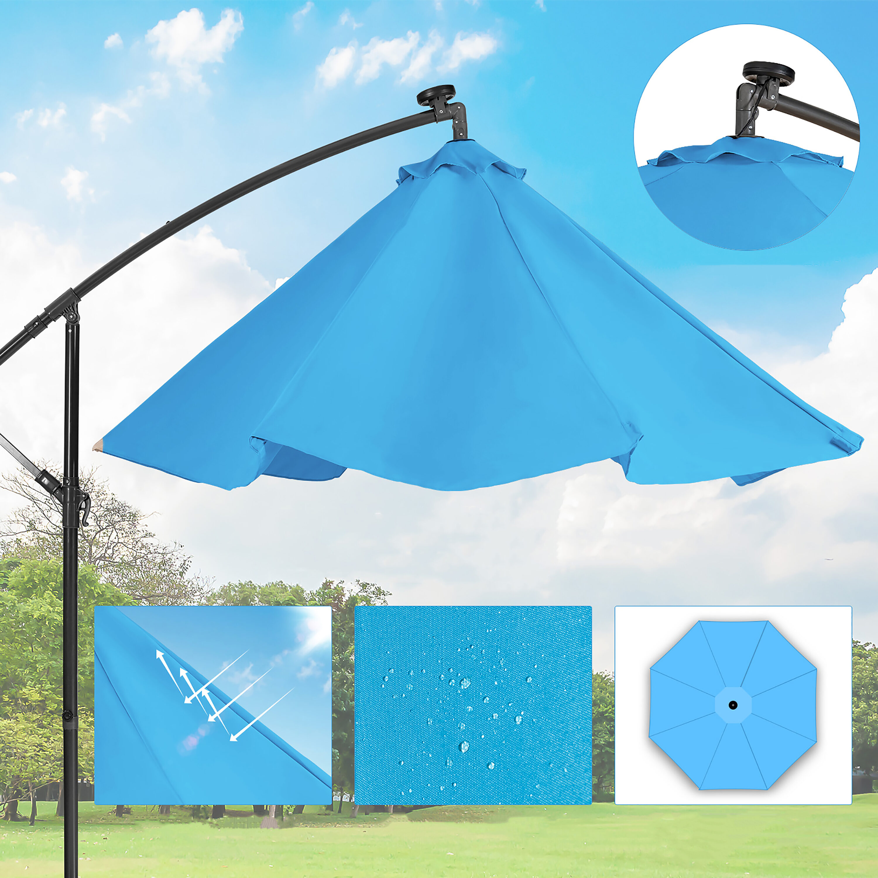 Costway NP10194LS Umbrellas-2 - View #5