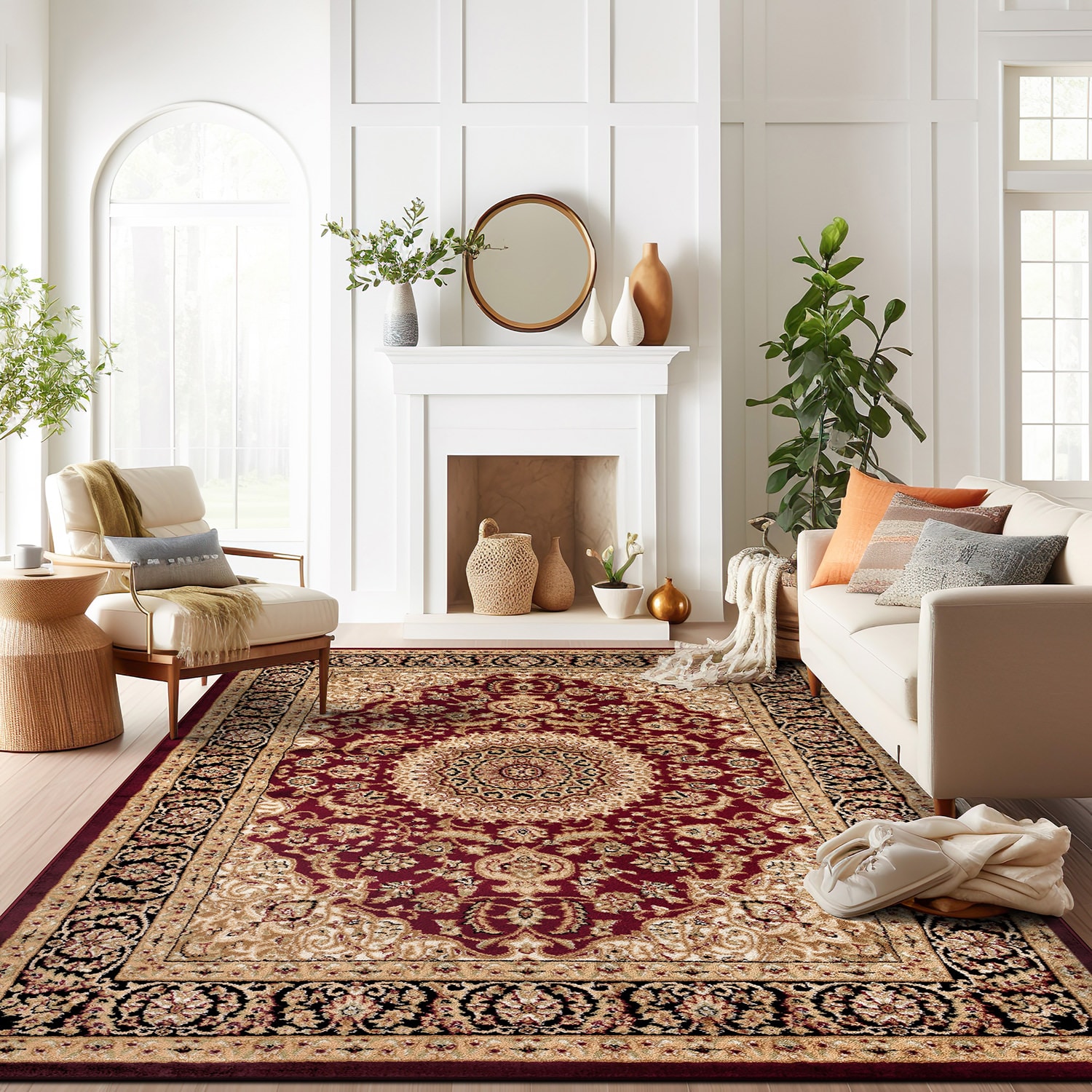 World Rug Gallery 101BURGUNDY12X15 rugs - View #5