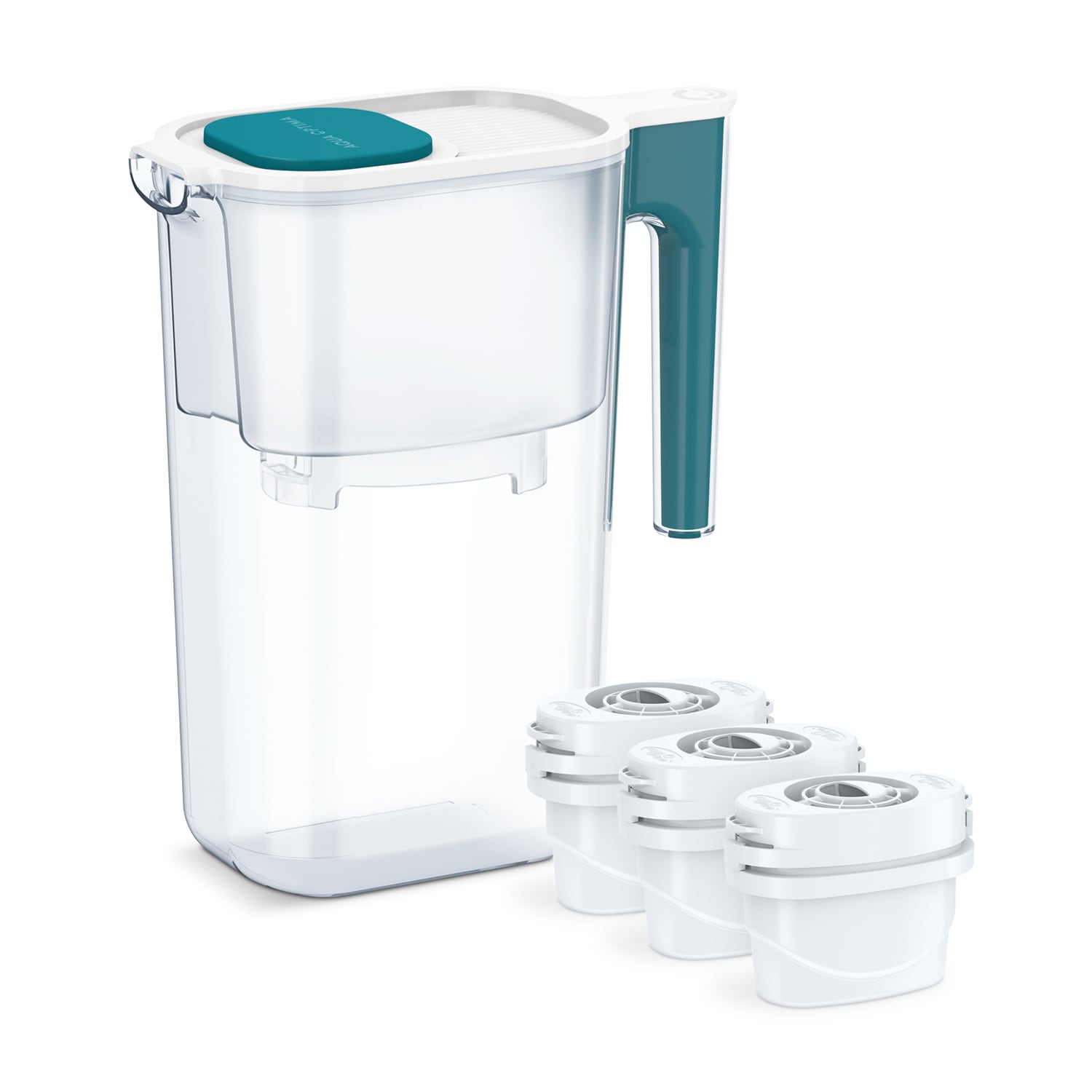 AQUA OPTIMA PP3004 10-Cup Green Plastic Water filter pitcher