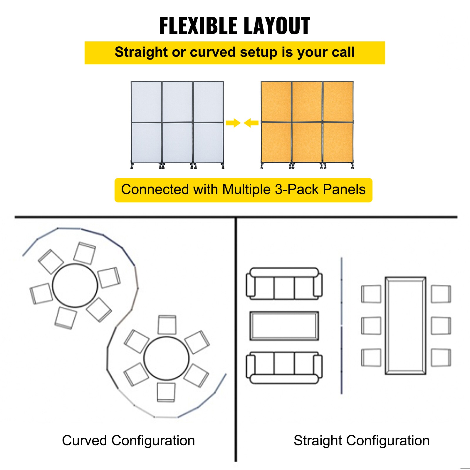 VEVOR LDSGYPF7266SPLHS1V0 Indoor-Privacy-Screens - View #6