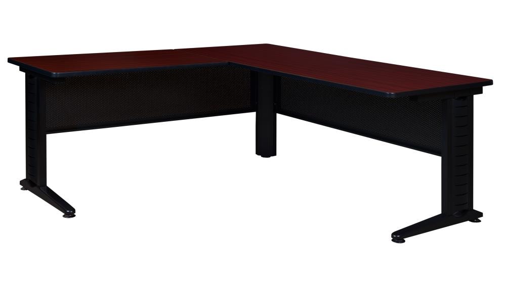 Regency MLDS723048MH Fusion 78-in Brown Modern/Contemporary L-shaped Desk