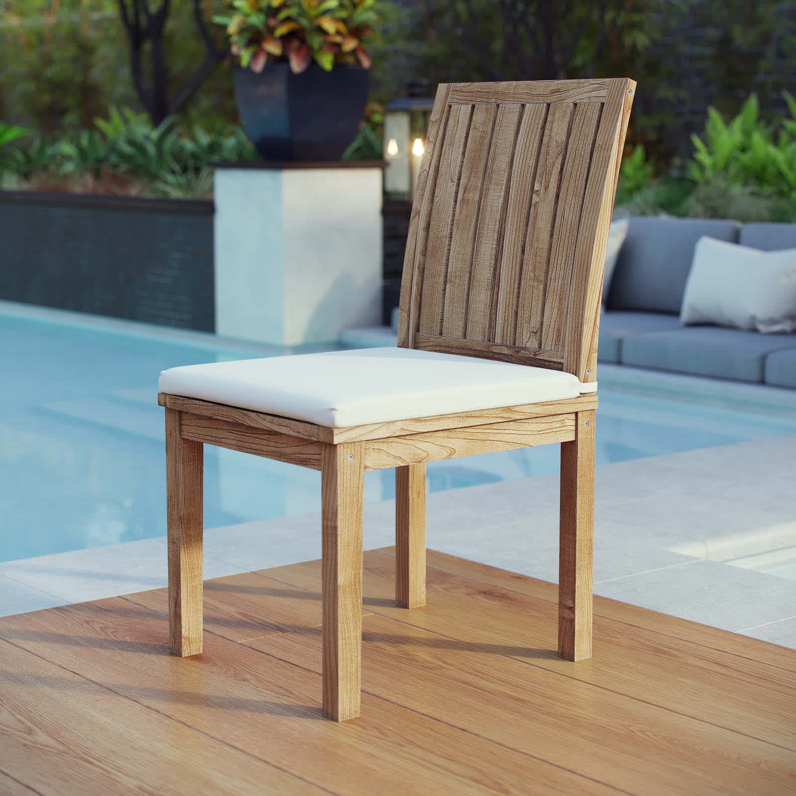 Modway EEI-2700-NAT-WHI Patio-Chairs - View #2