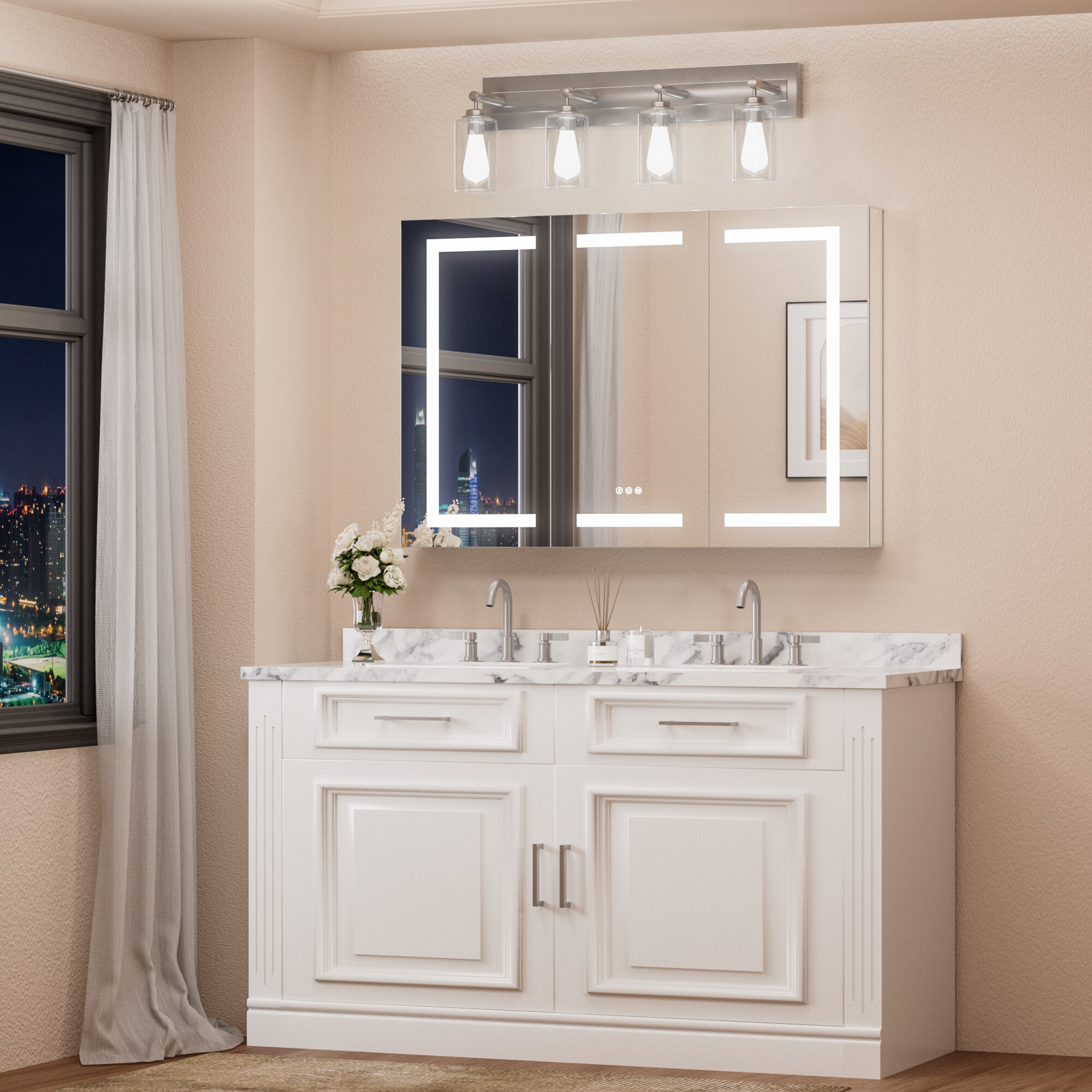 Keonjinn LW-JG-ZG-12181 Bathroom-Medicine-Cabinets - View #3