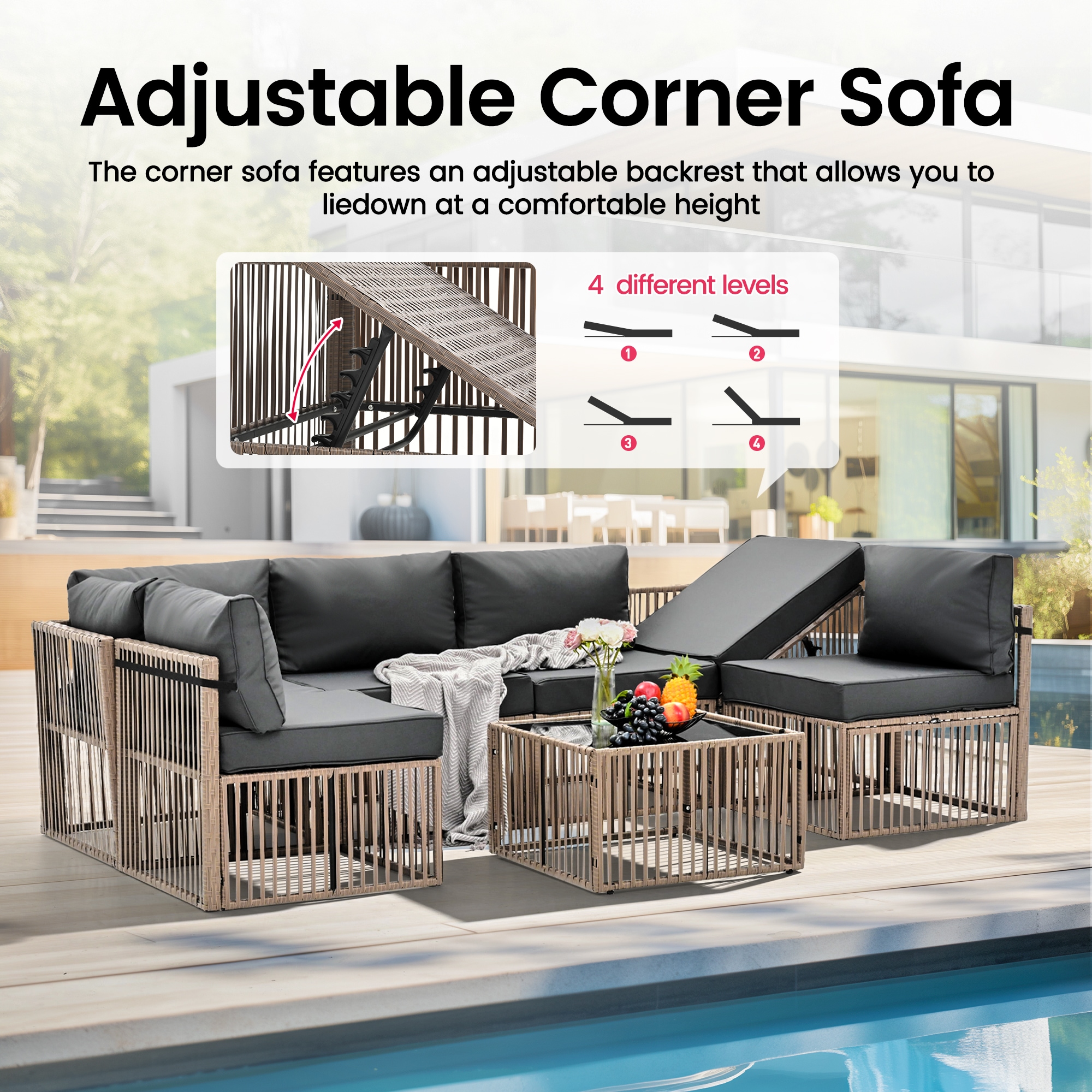 PamaPic TB-ST-7JT-ZH-WL1 Patio-Sofas-Daybeds - View #4
