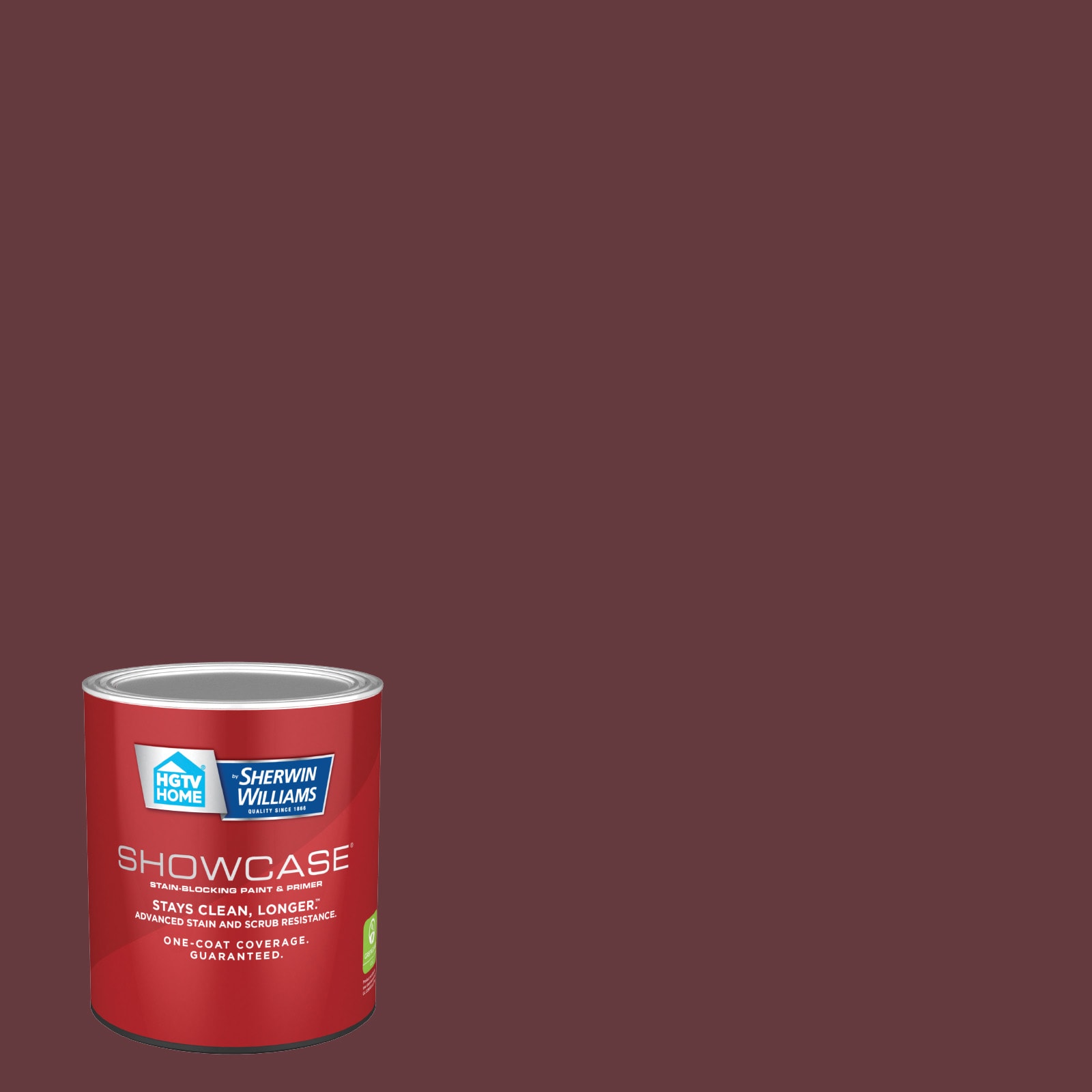 HGTV HOME by Sherwin-Williams 1011-5-935224 Showcase Satin Royal Garnet 1011-5 Acrylic Interior Paint Paint + Primer ( 1-quart )
